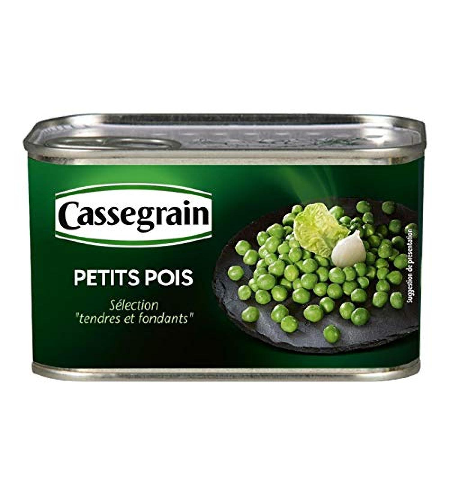 CASSEGRAIN - Petits Pois S lection Tendres Fondants 280G - Lot De 3