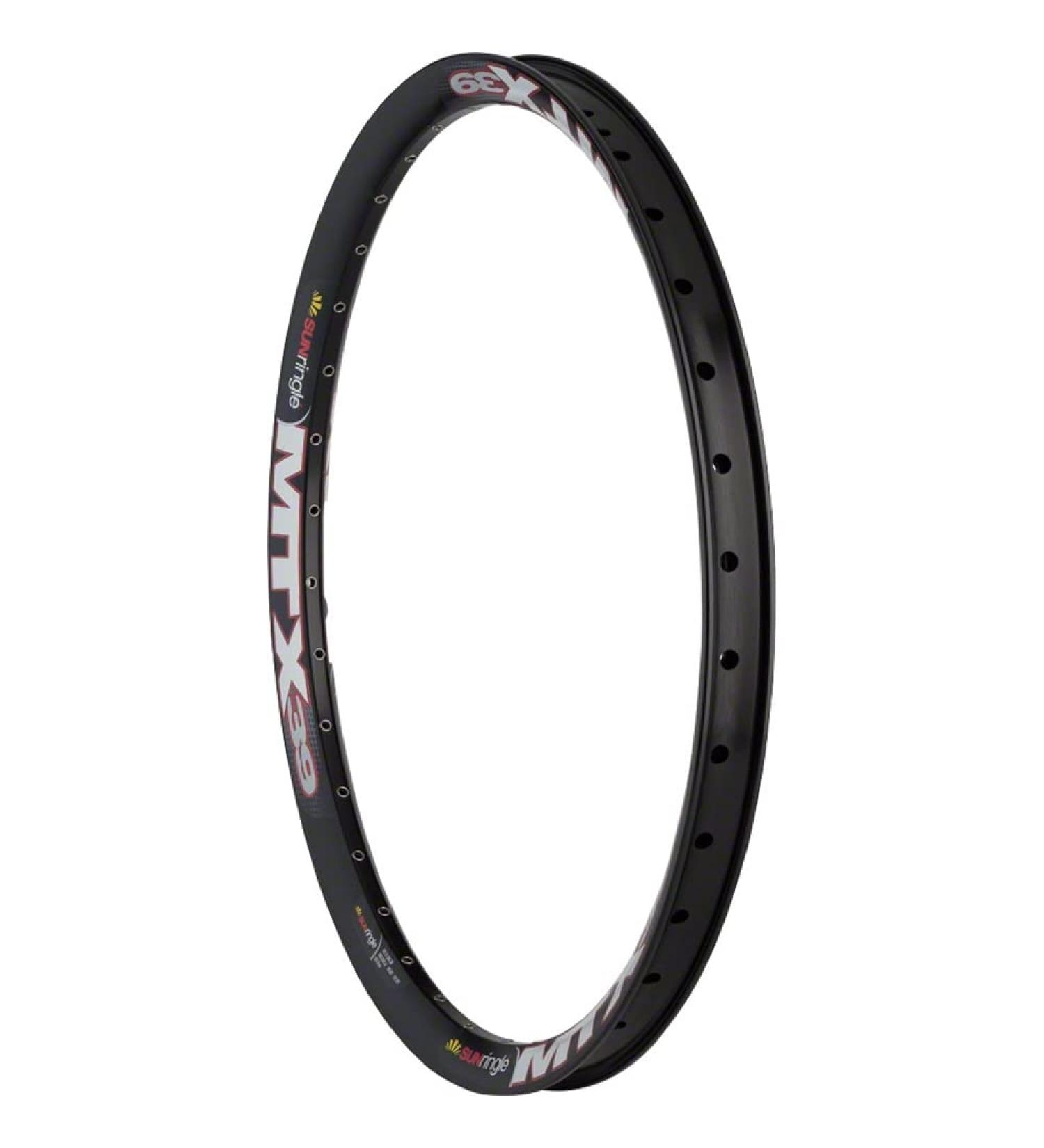 Sun Ringle MTX39 26 36h Presta Black Rim High Quality and Durable for Mountain Bikes
