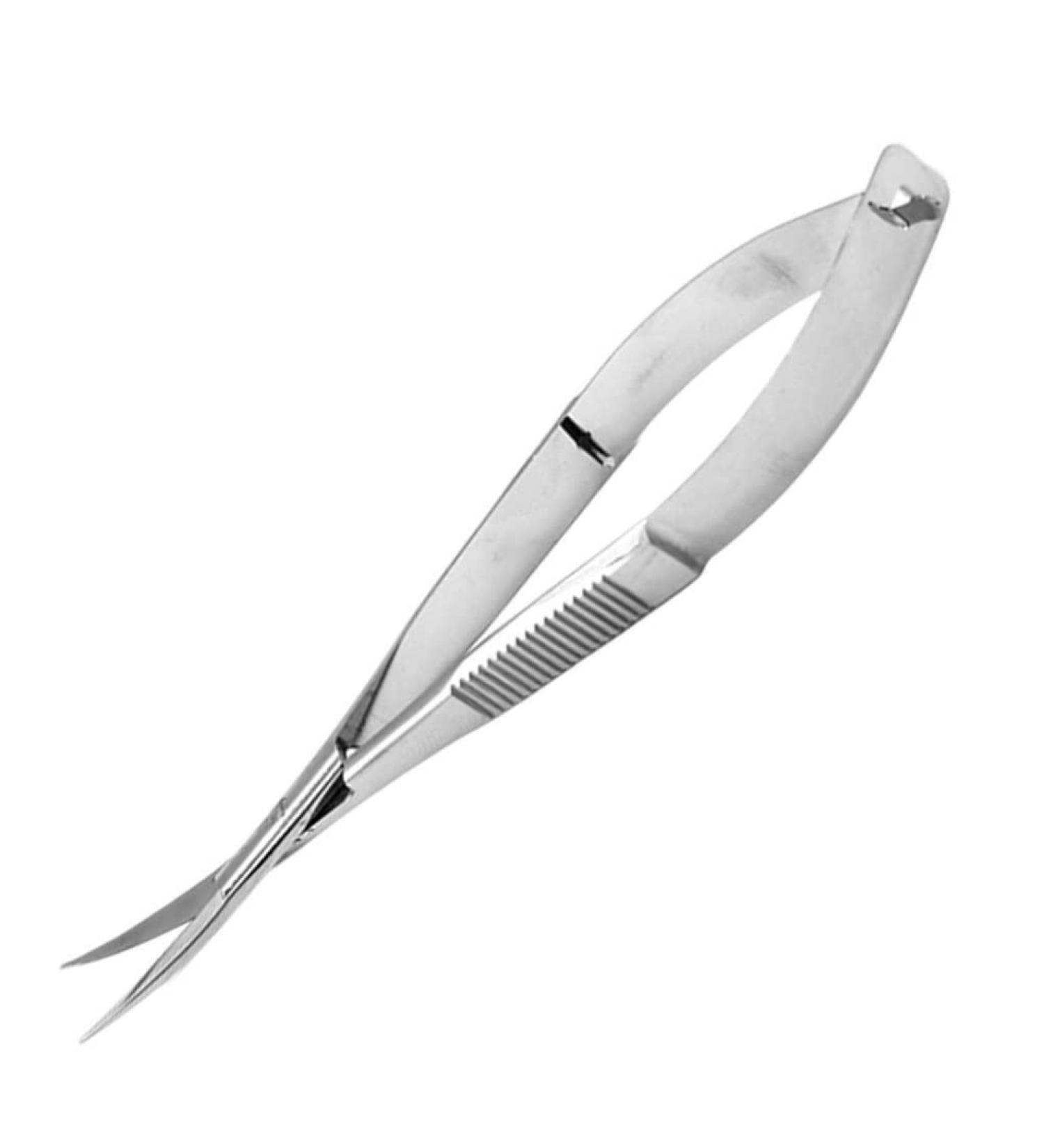 Micro Scissors Stainless Steel Face Hair Eyelash Scissors Grafting Tool Curved Mirror Toiletry Kits - Buy Online on GoSupps.com