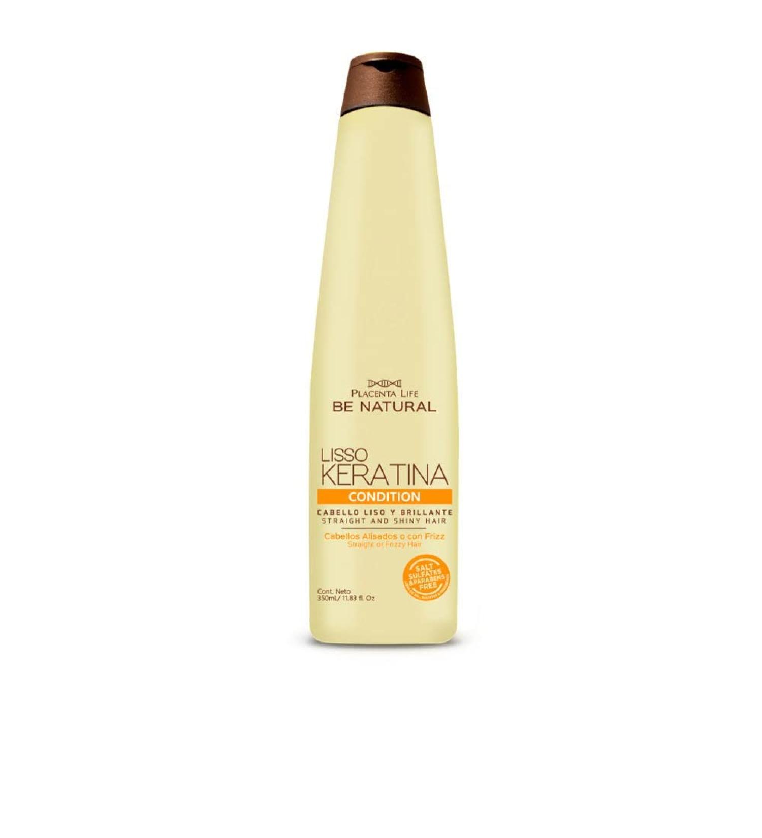 Be Natural Conditioner Lisso Keratina 350 Ml Unisex