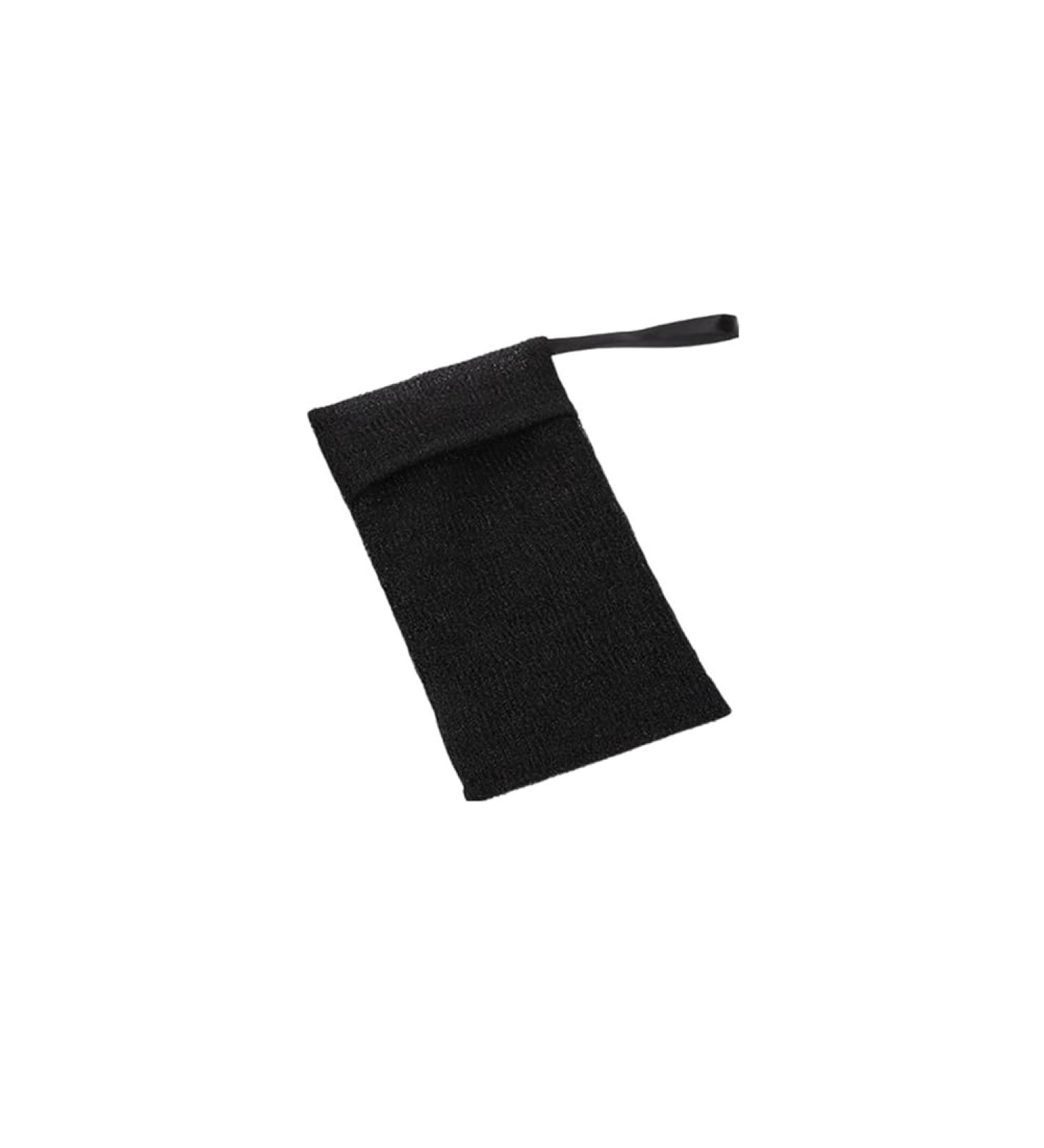 Buy Mesh Soap Bag for Bath & Shower | Foaming Net Soap Sack with Drawstring - Black - Buy Online on GoSupps.com