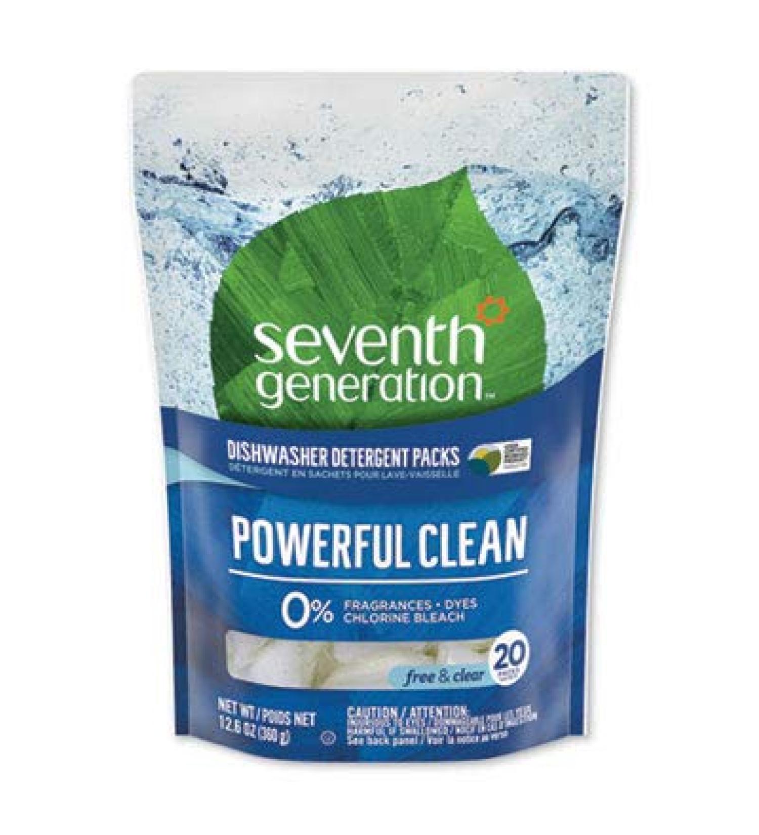 Seventh Generation Natural Dishwashing Detergent Pac (22818)
