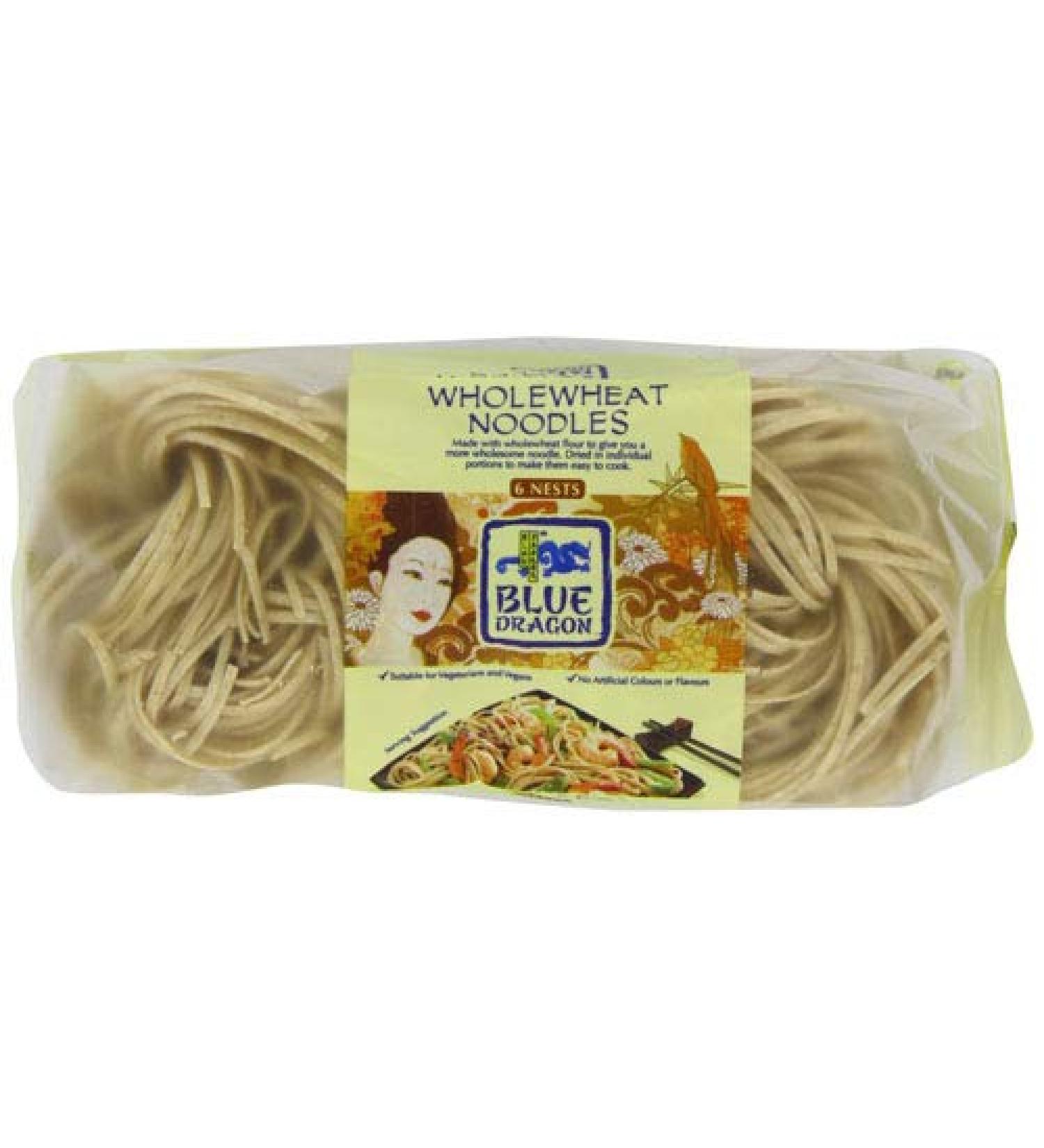 Blue Dragon Blue Dragon | Whole Wheat Noodle Nests | 5 x 300g