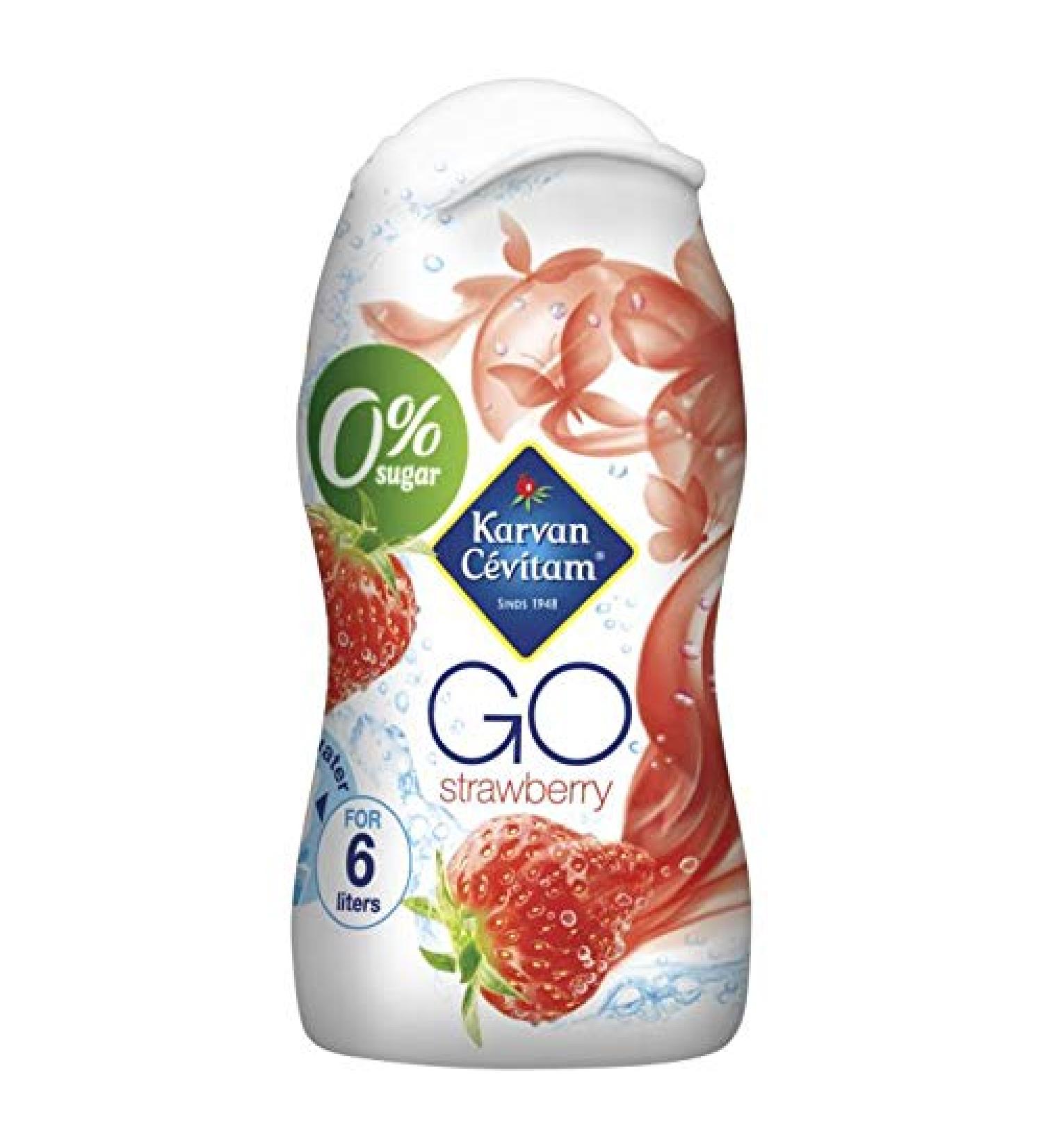 Karvan C vitam Go! Instantan e Strawberry Lemonade sans sucre 0% 50ML