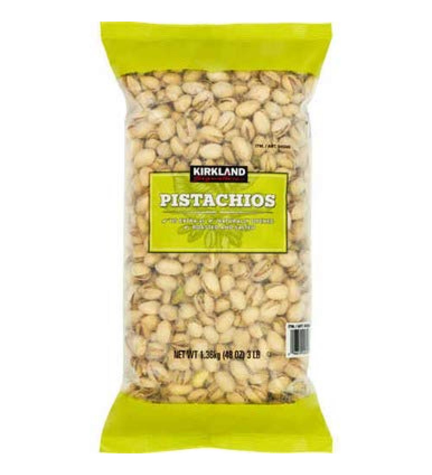 Kirkland Signature California In Shell Roasted & Salted Pistachios - 3 lbs