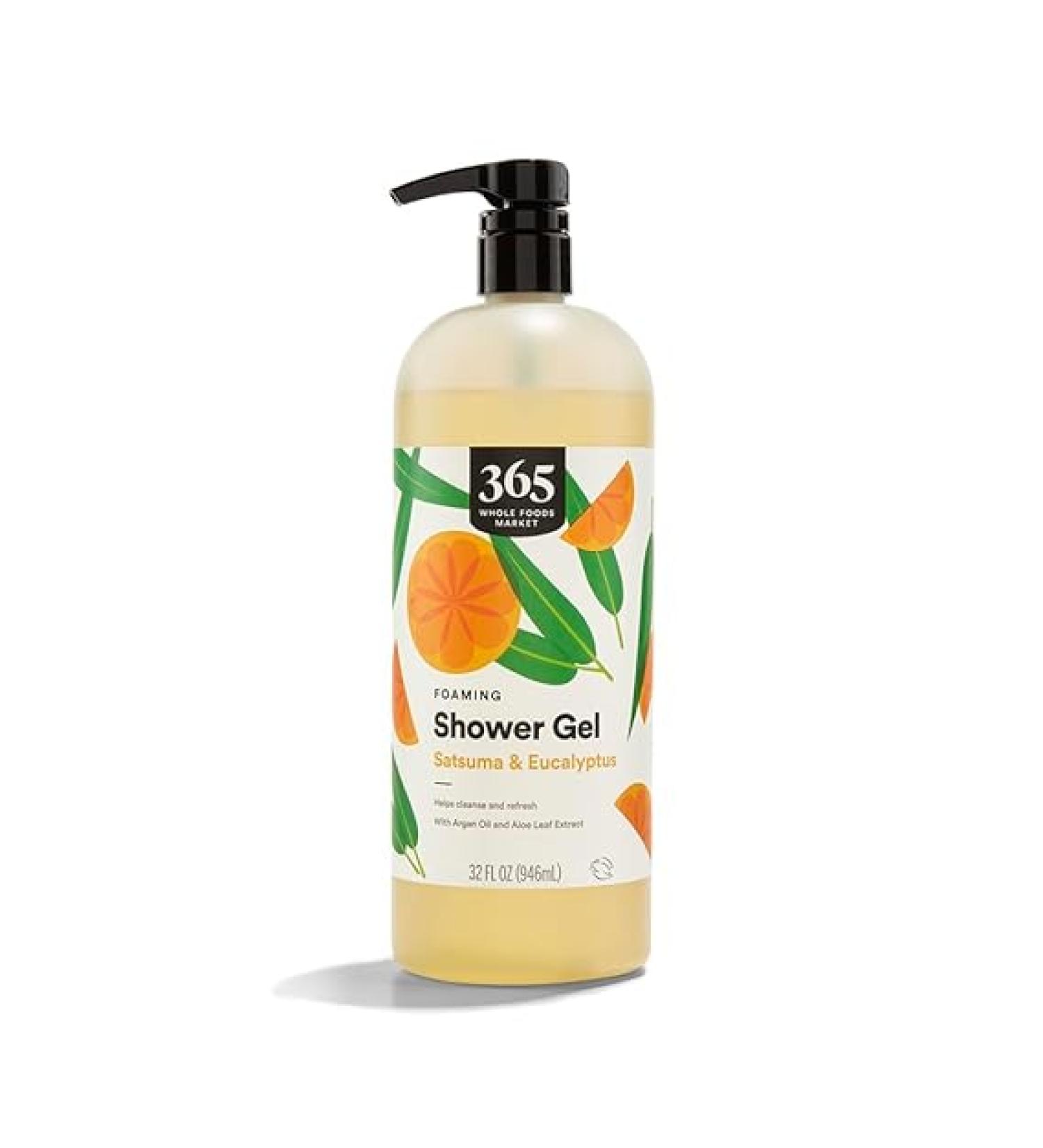365 by Whole Foods Market Shower Gel Satsuma & Eucalyptus 32 Fl Oz - Natural Body Wash for Refreshing Cleanse - Buy Online on GoSupps.com
