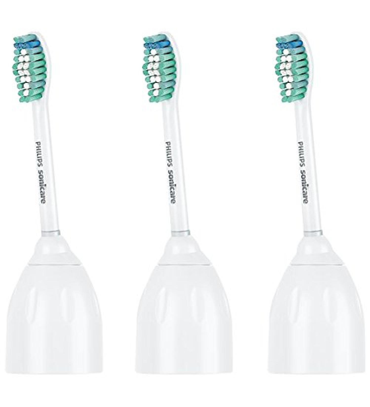 Philips Sonicare E-Series Replacement Toothbrush Heads - 3 Pack, White | HX7023/30 - Buy Online on GoSupps.com