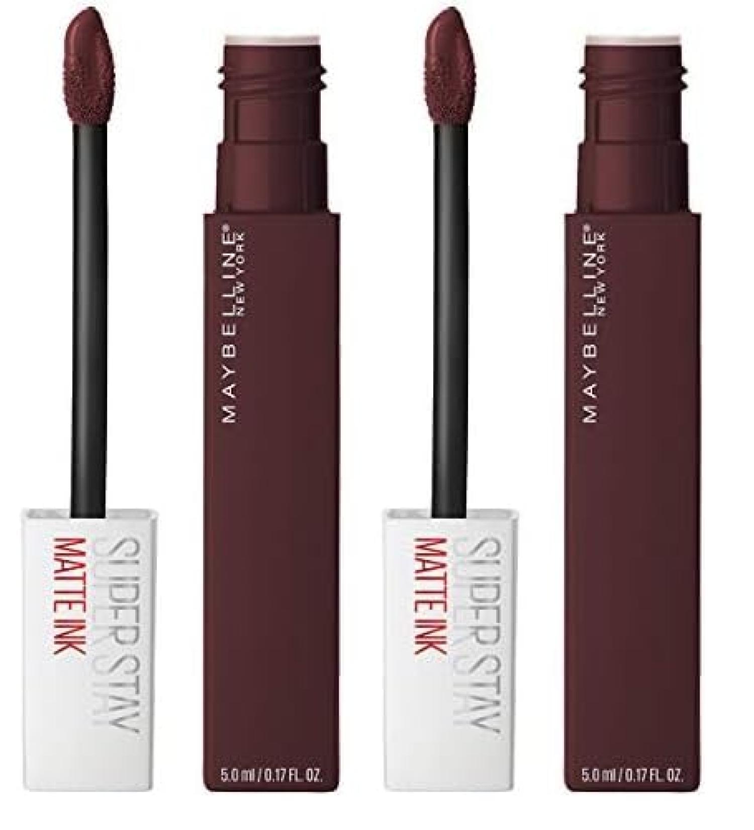Maybelline Super Stay Matte Ink Liquid Lipstick 16H Wear Composer Cherry Brown 0.17 fl.oz (Pack of 2) - Buy Online on GoSupps.com