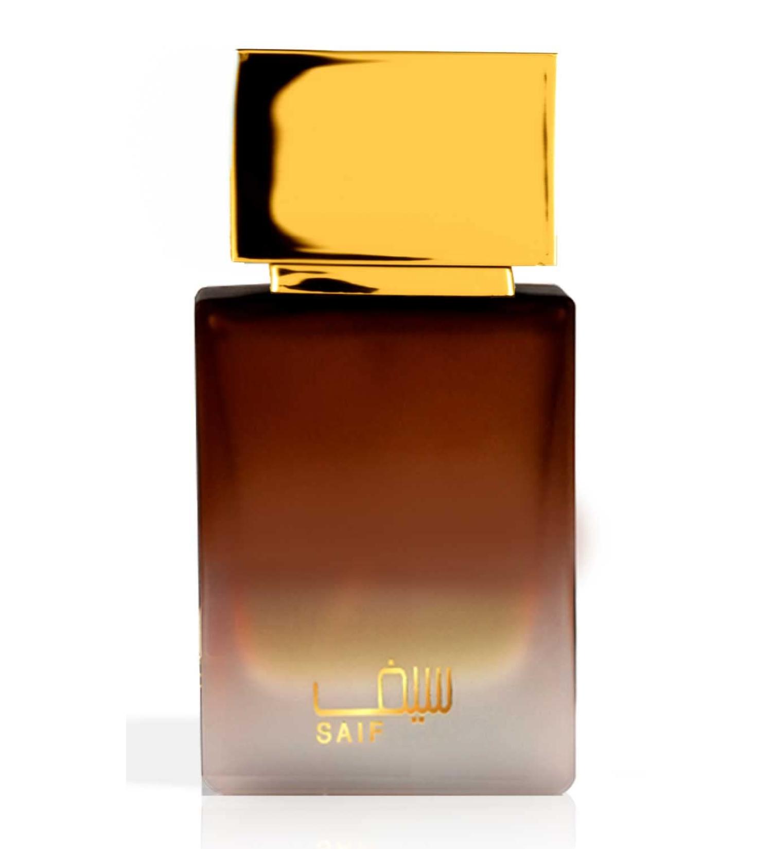 AHMED SAIF 50mL Eau de Parfume for Men and Women a Bold and Subtle Fragrance with Cardamom Sandalwood Musk and Vanilla by Al Maghribi Arabian Oud and Perfumes Dubai - Buy Online on GoSupps.com
