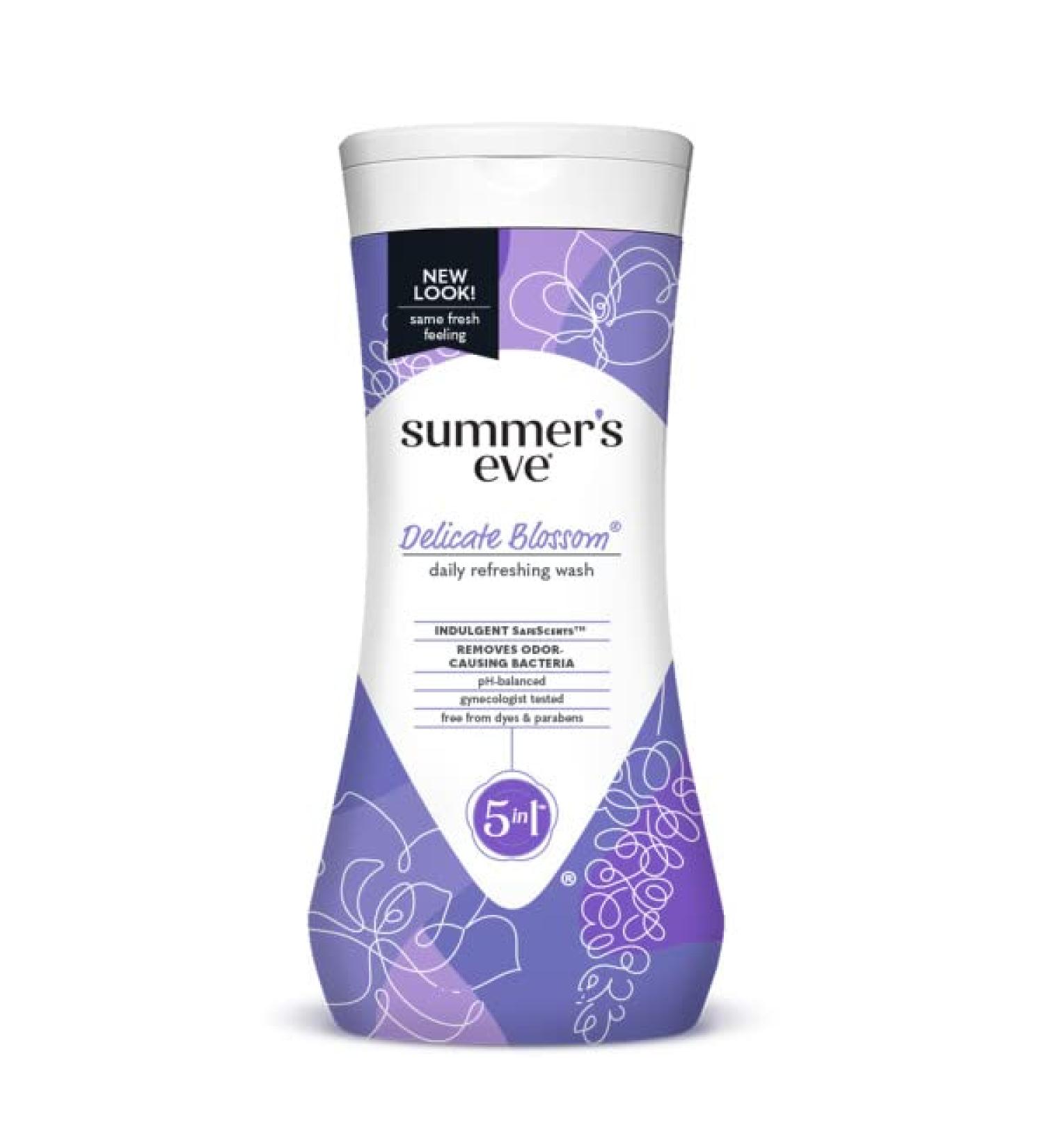 Summer's Eve Delicate Blossom Feminine Wash | pH Balanced, 15 fl oz - Pack of 1 - Buy Online on GoSupps.com
