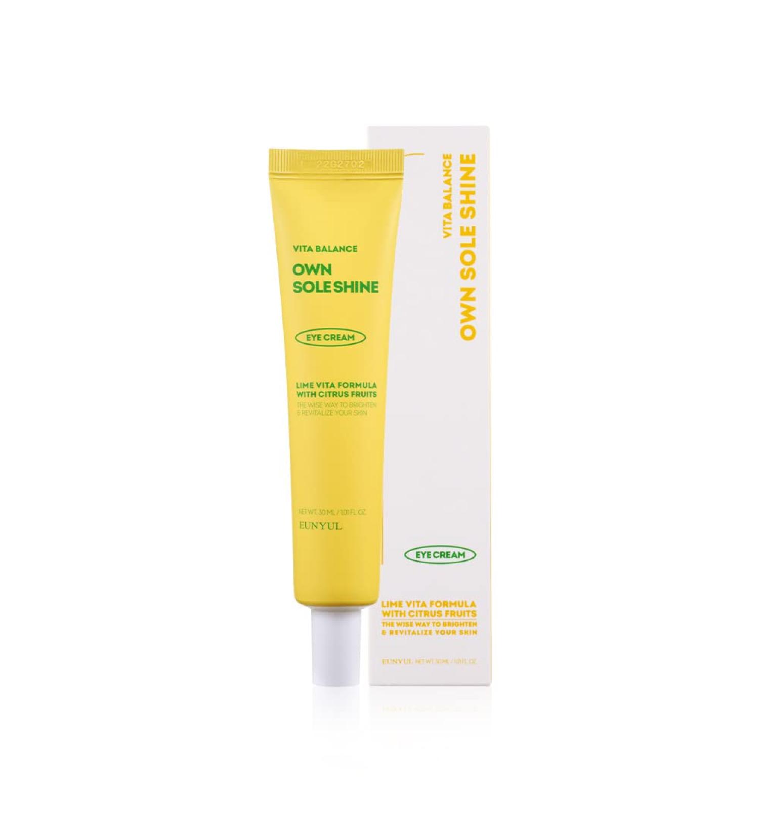 EUNYUL Vita Balance Own Sole Shine Eye Cream 30ml - Vitamin C Korean Eye Cream - Buy Online on GoSupps.com