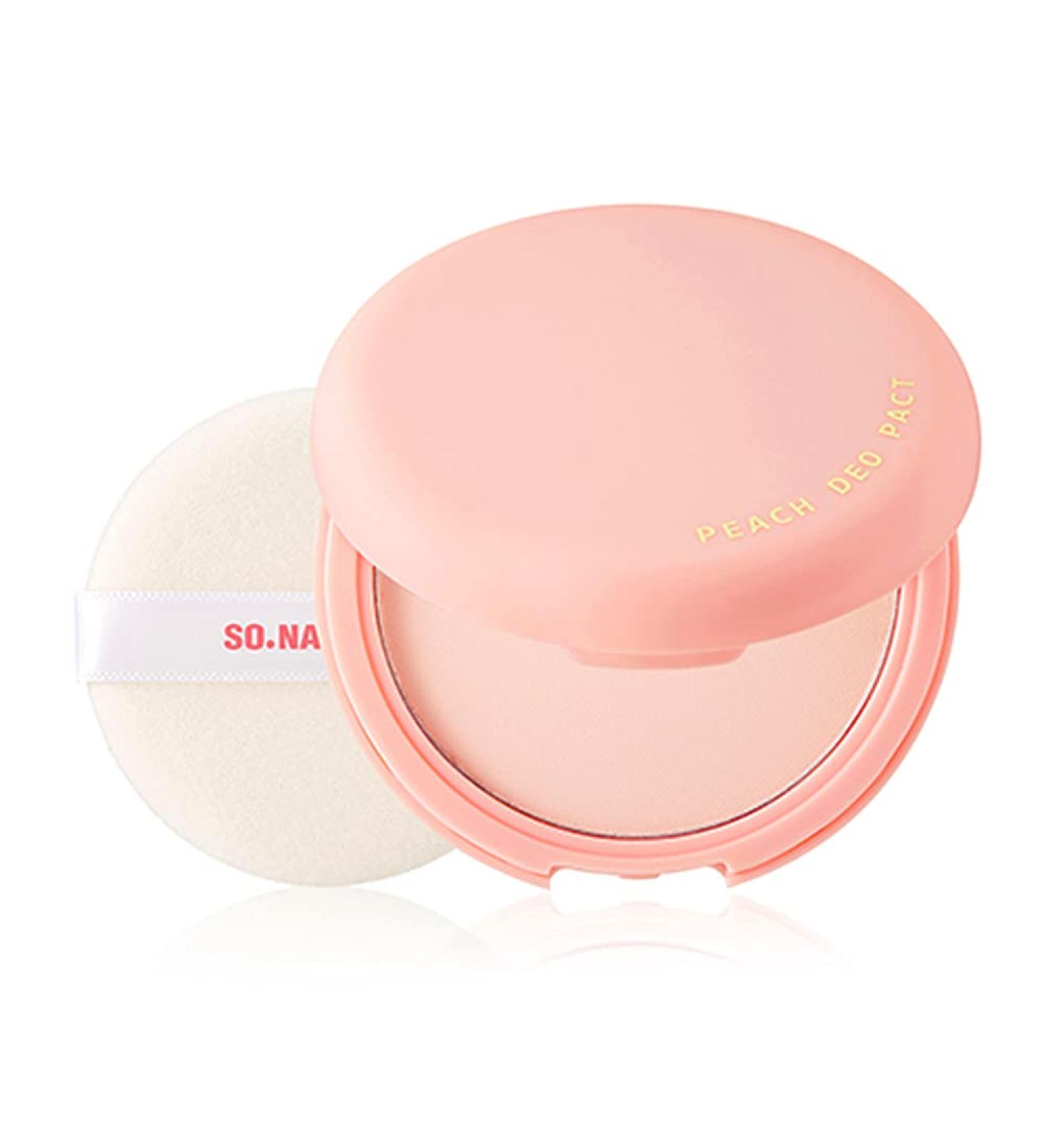 So Natural Peach Deo Pact - Long-lasting Peach Fragrance Deodorant Powder | Buy Internationally - Buy Online on GoSupps.com