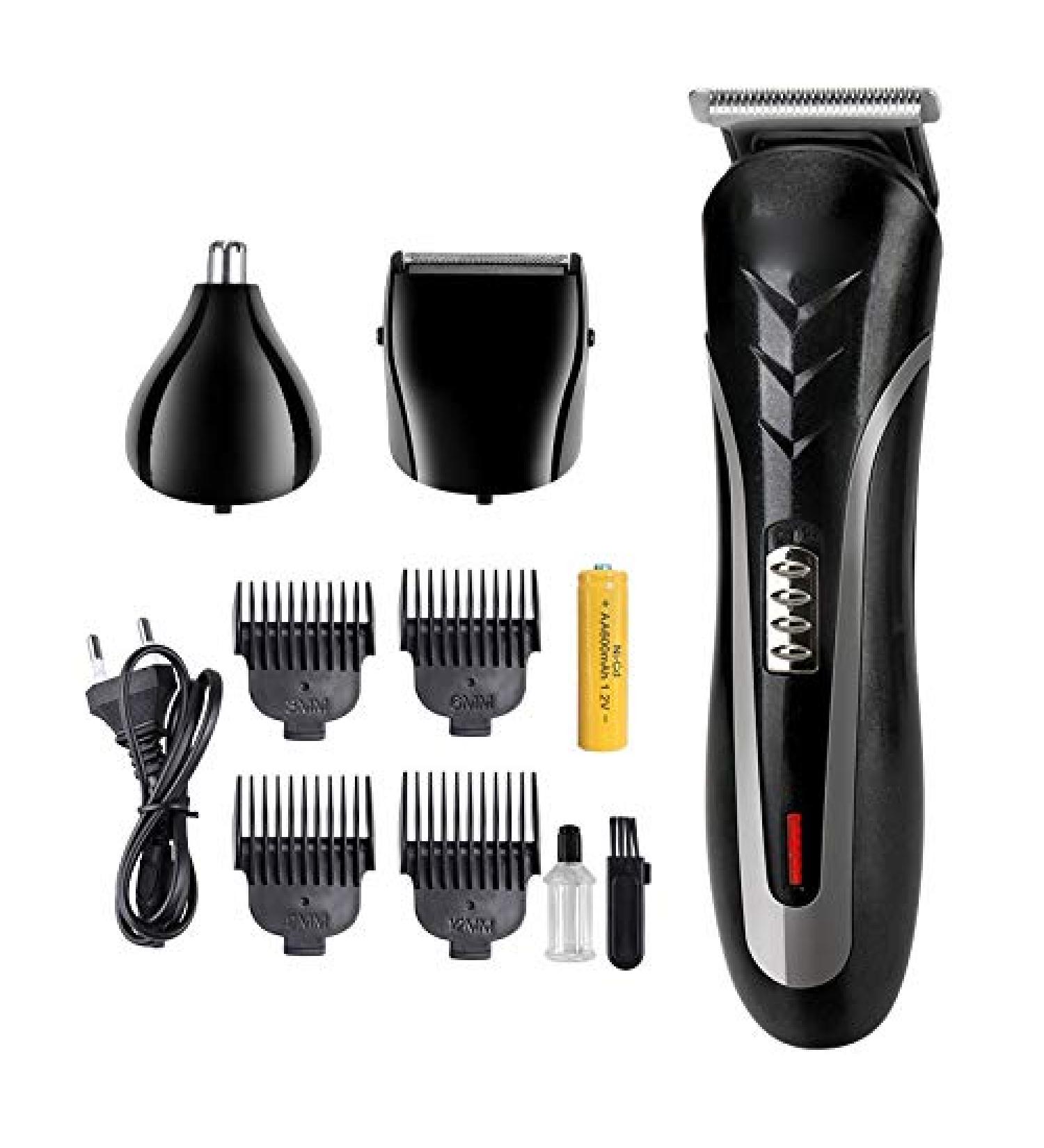 Multifunction Rechargeable Waterproof Hair Clipper & Trimmer for Men - Electric Shaver for Beard Nose & Ear Hair - Buy Online on GoSupps.com