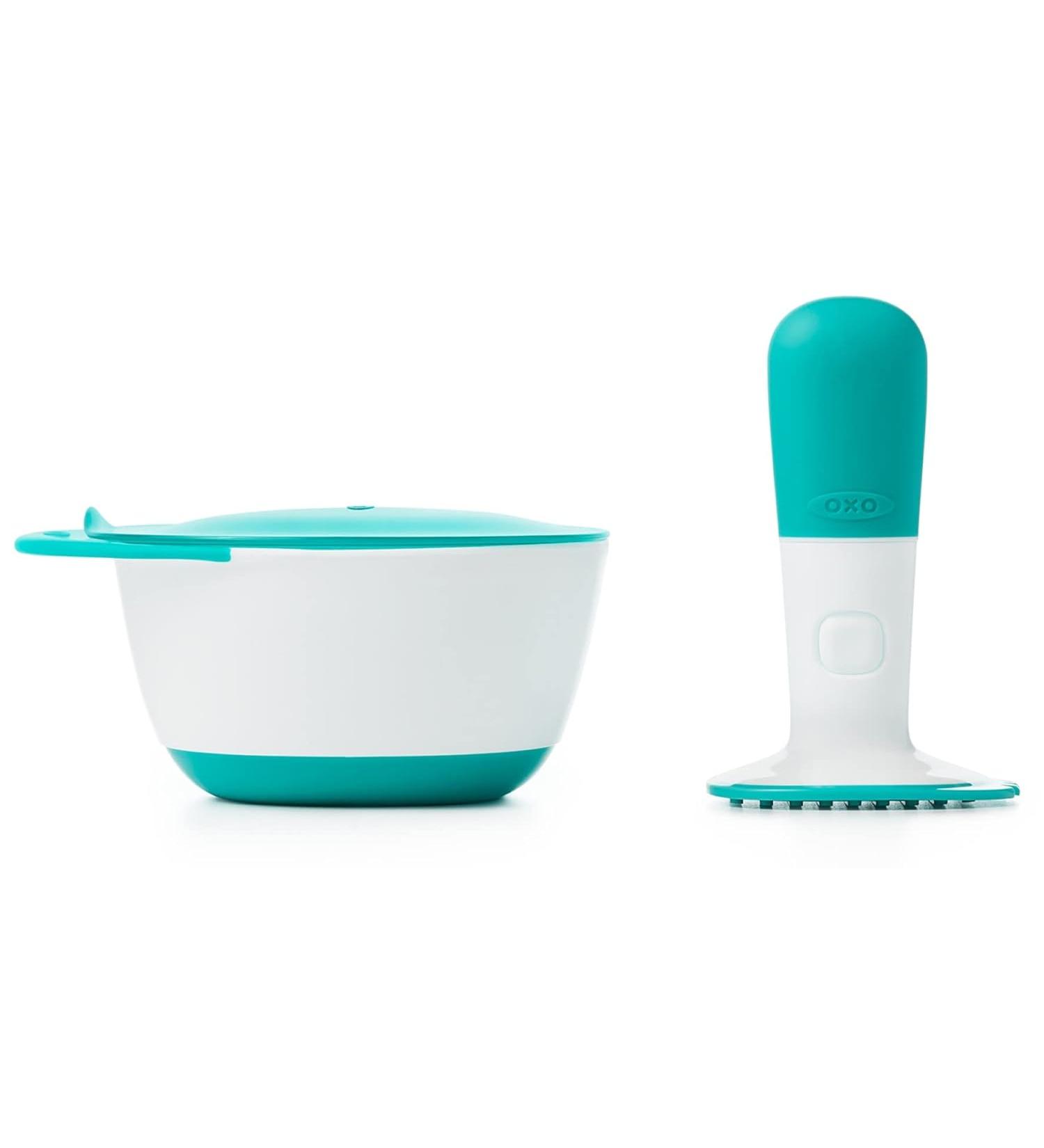 OXO Tot Food Masher - Teal | Easy-to-Use Baby Food Prep Tool - Buy Online on GoSupps.com