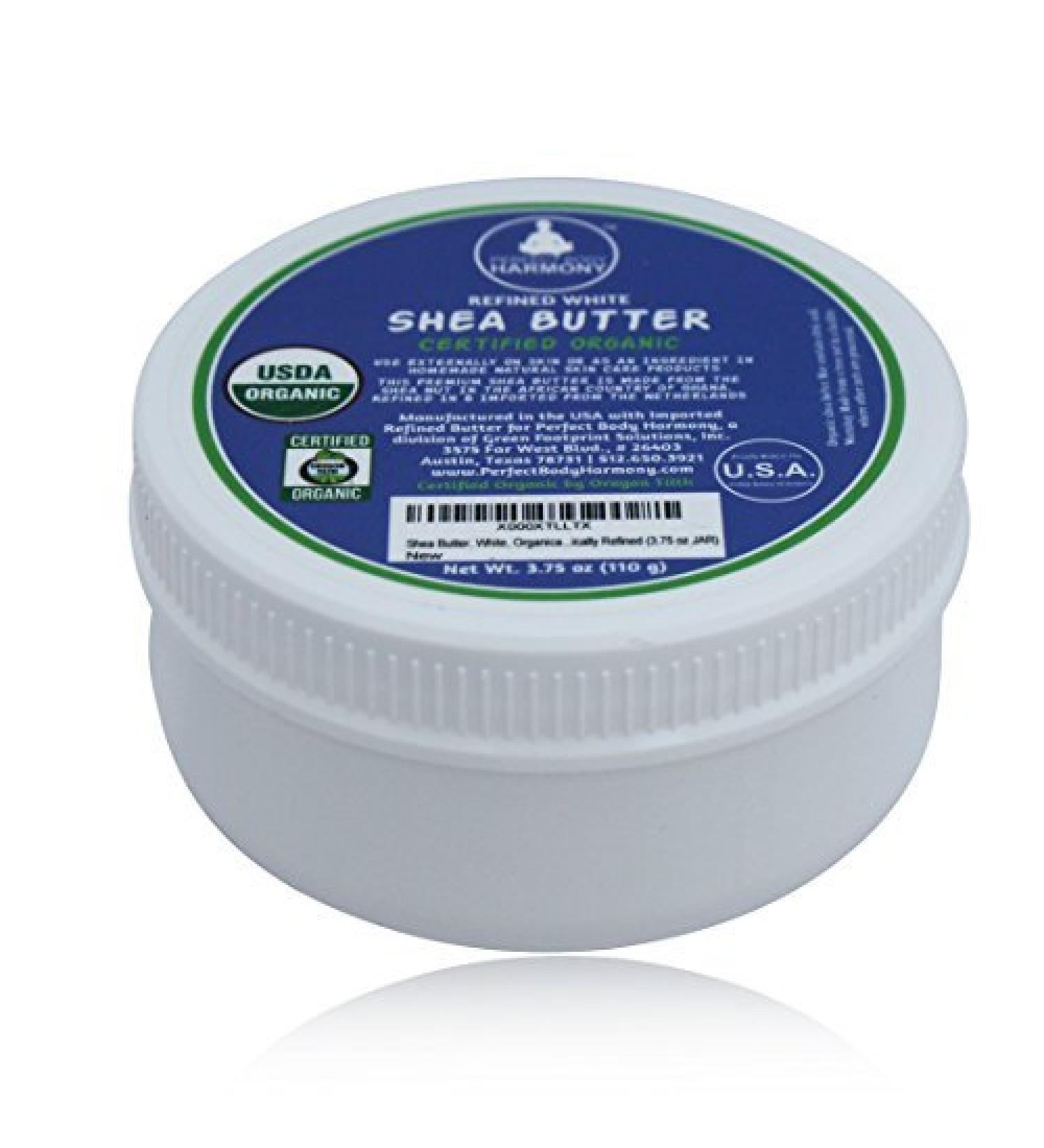 Organic Shea Butter - Unscented & Refined | Authentic Ghanaian Shea Butter (3.75 oz - Buy Online on GoSupps.com