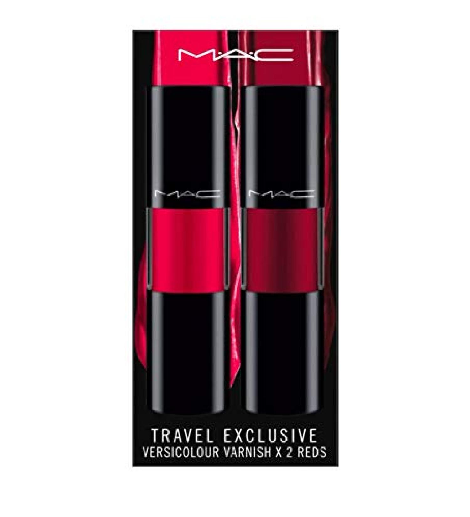 Buy MAC Versicolour Varnish Cream Lip Stains DUO Set - Reds (2 x 8.5ml) | International Shipping Available - Buy Online on GoSupps.com