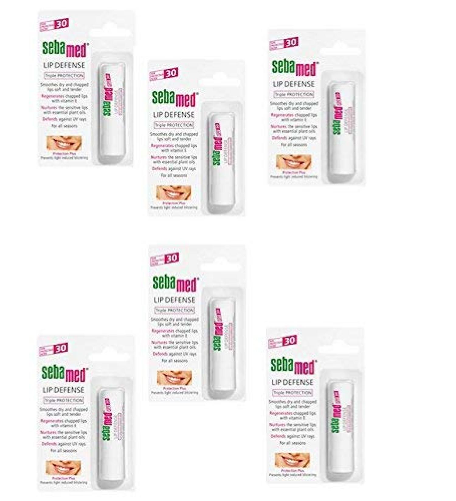 6 SEBAMED STICK LIP DEFENSE SPF 30 48 g - Buy Online on GoSupps.com
