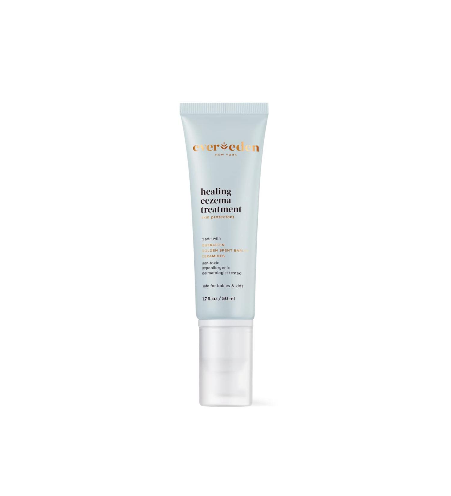 Evereden Healing Eczema Treatment 1.7 fl oz | Plant Based Eczema Cream for Babies, Kids, and Adults | Fragrance-Free Formula - Buy Online on GoSupps.com