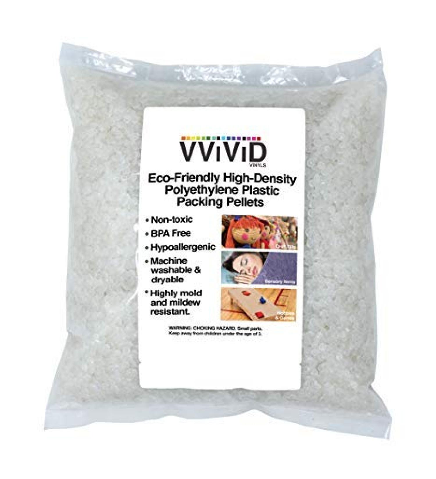 VViViD Eco-Friendly HDPE Plastic Packing & Polyfill Pellets (10 lbs) - Buy Online on GoSupps.com