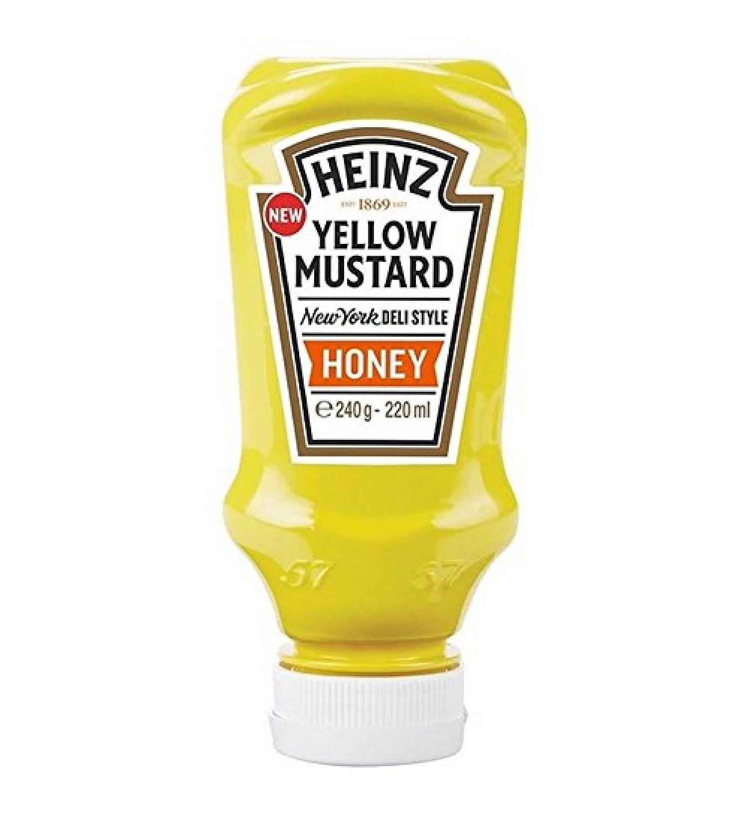 HEINZ Heinz Honey Mustard Yellow New Style Deli York 240G (Pack of 2)