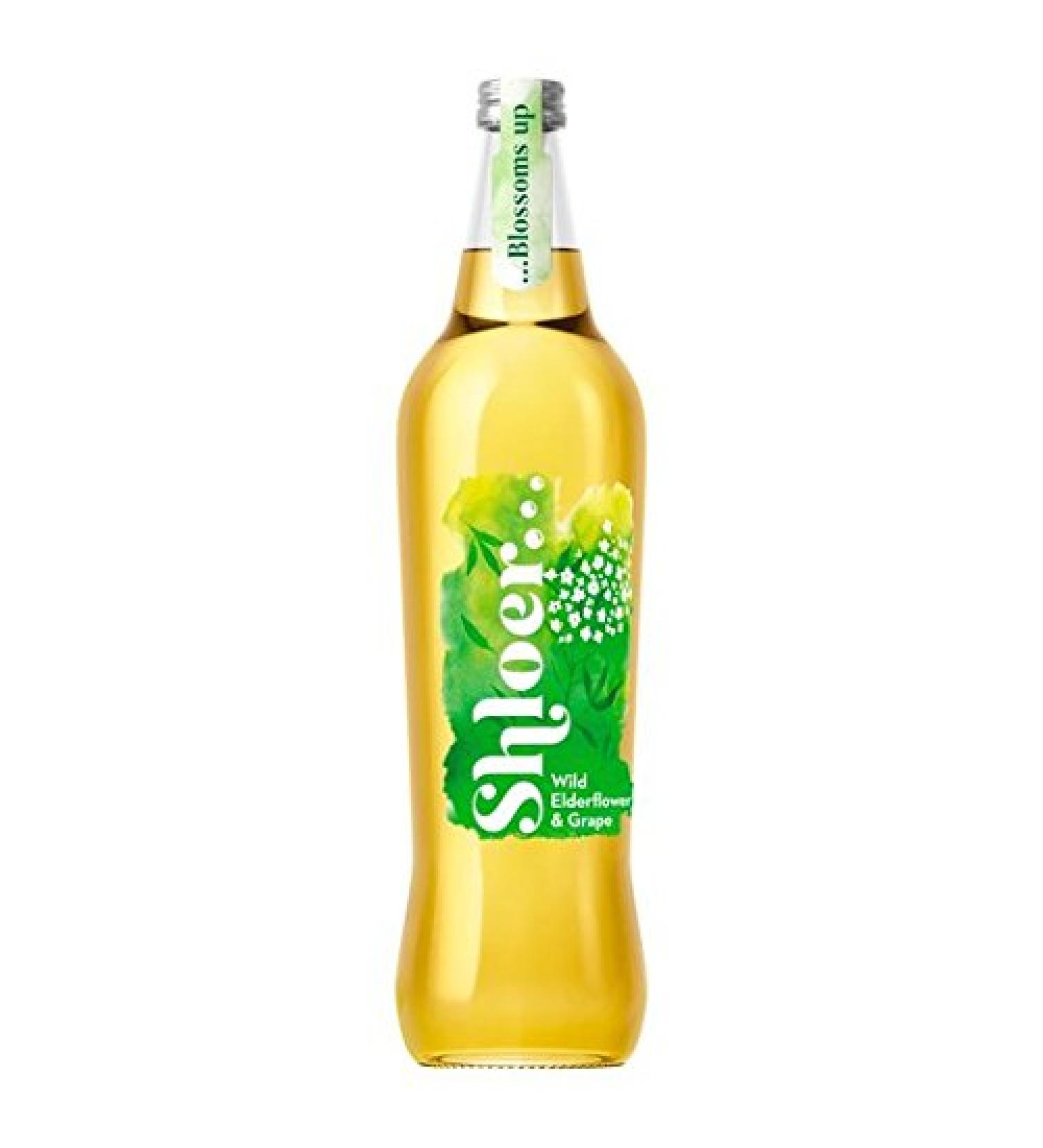 Shloer Sparkling White Grape and Elderberry Juice Drink 750ml