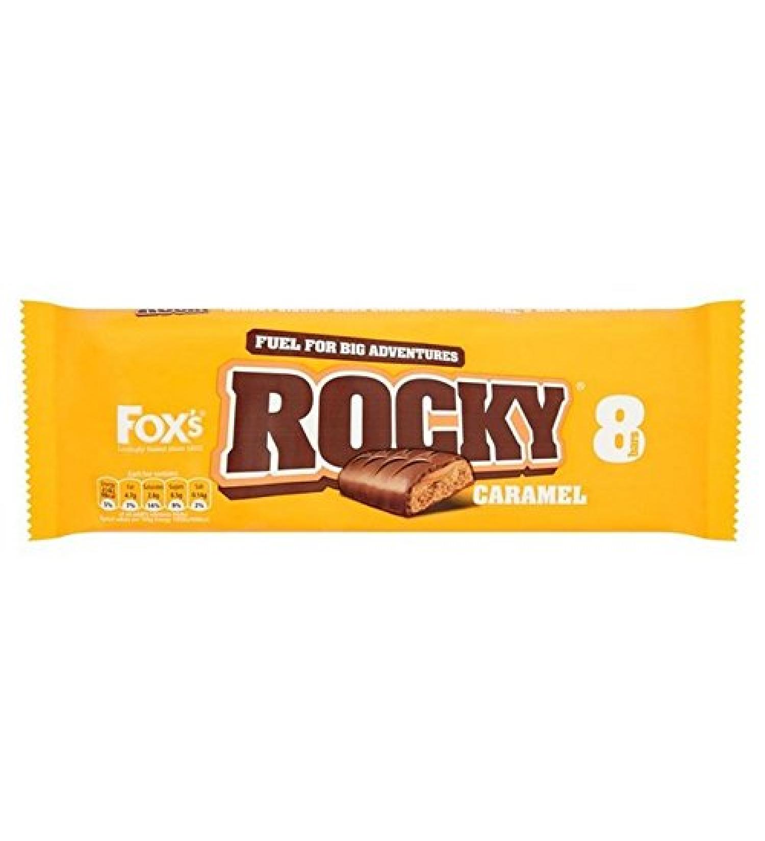 Fox's Rocky 8 Bars Caramel 169g
