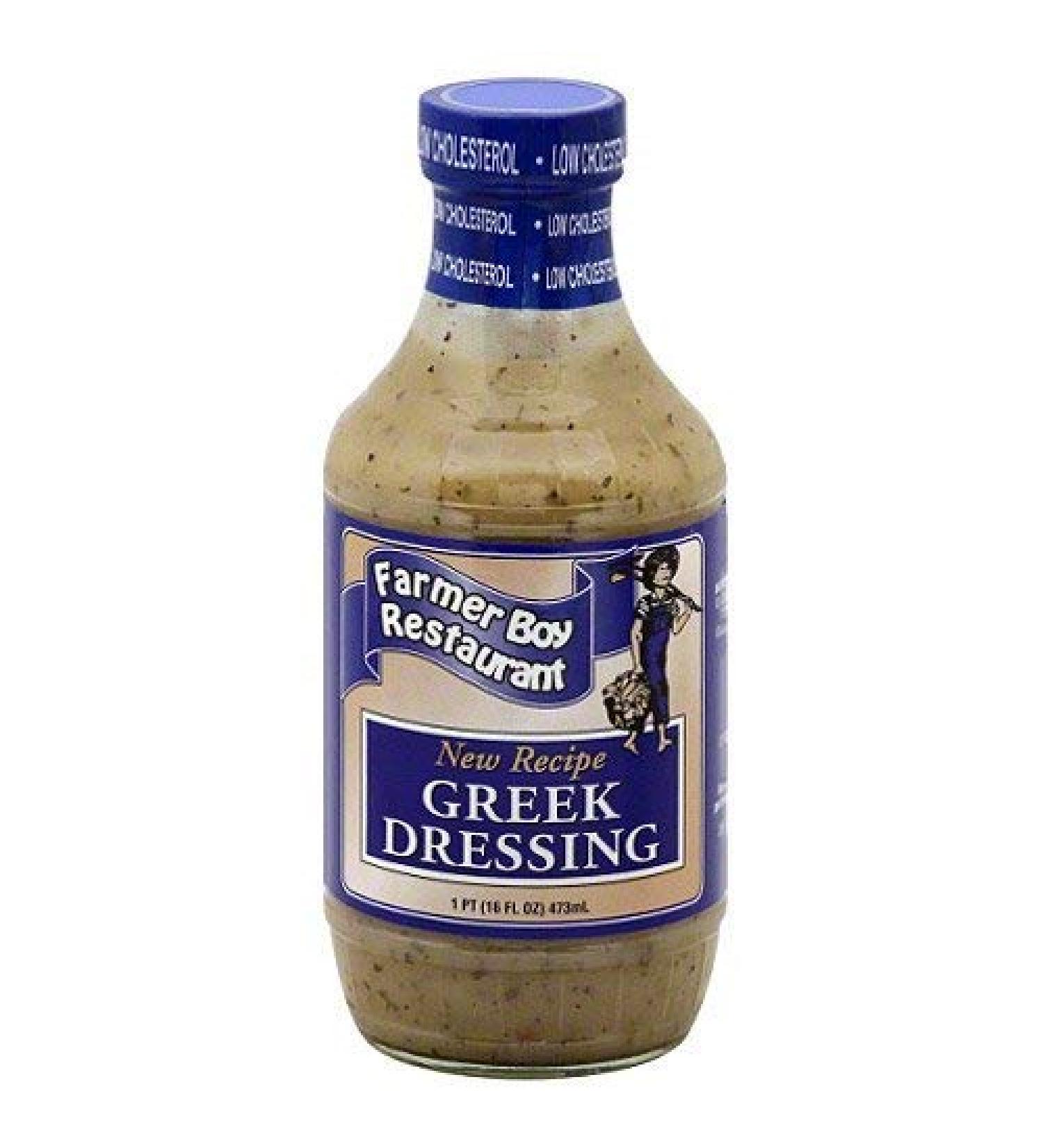 Farmer Boy Greek Salad Dressing 16 oz Regular Dressing 16 Fl Oz (Pack of 1)