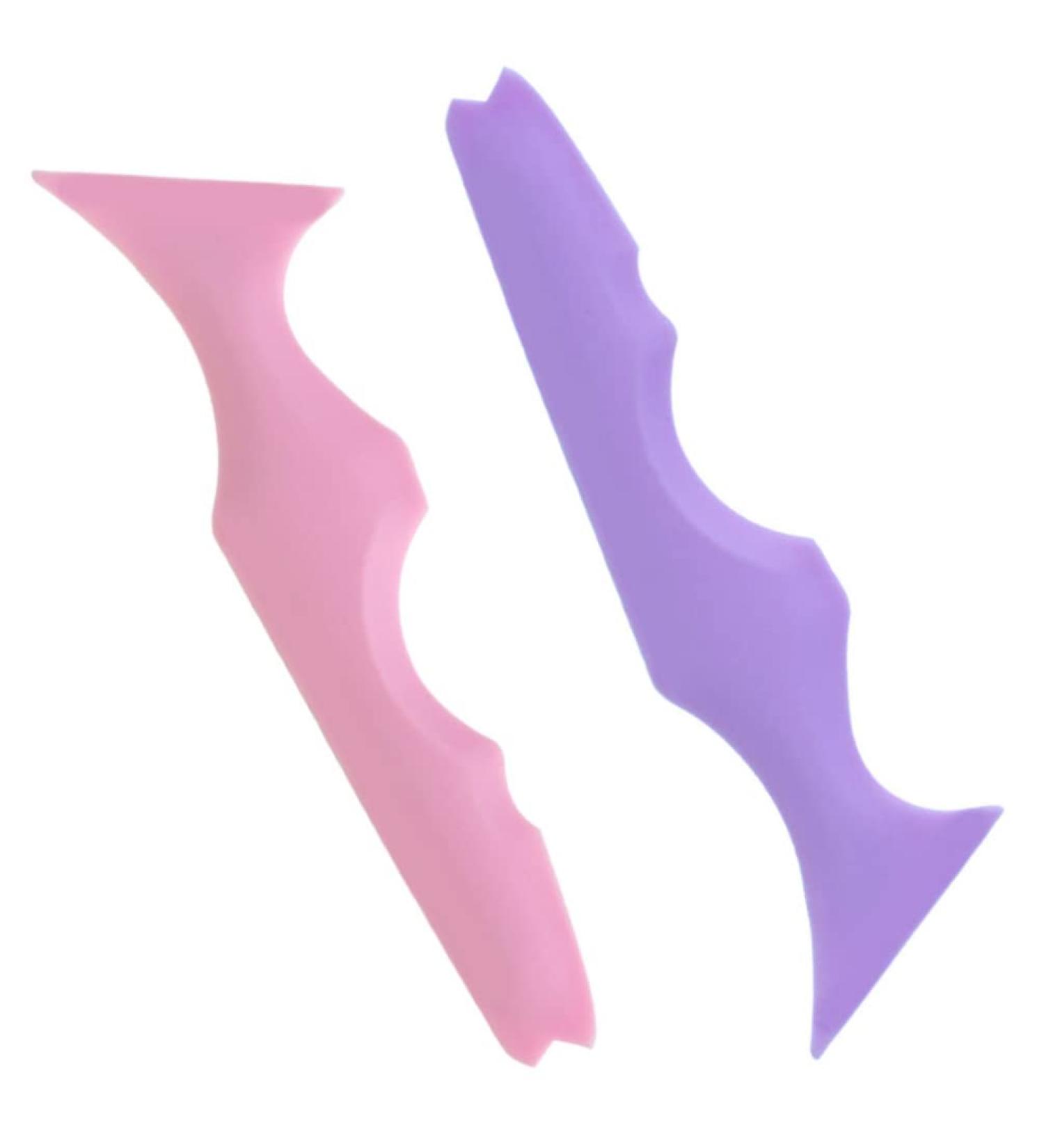 Beavorty Silicone Eyeliner 2pcs Silicone Beauty Ruler Lash Applicator Facial Supplies Facial Tools Make up Tools Pads Face - Buy Online on GoSupps.com