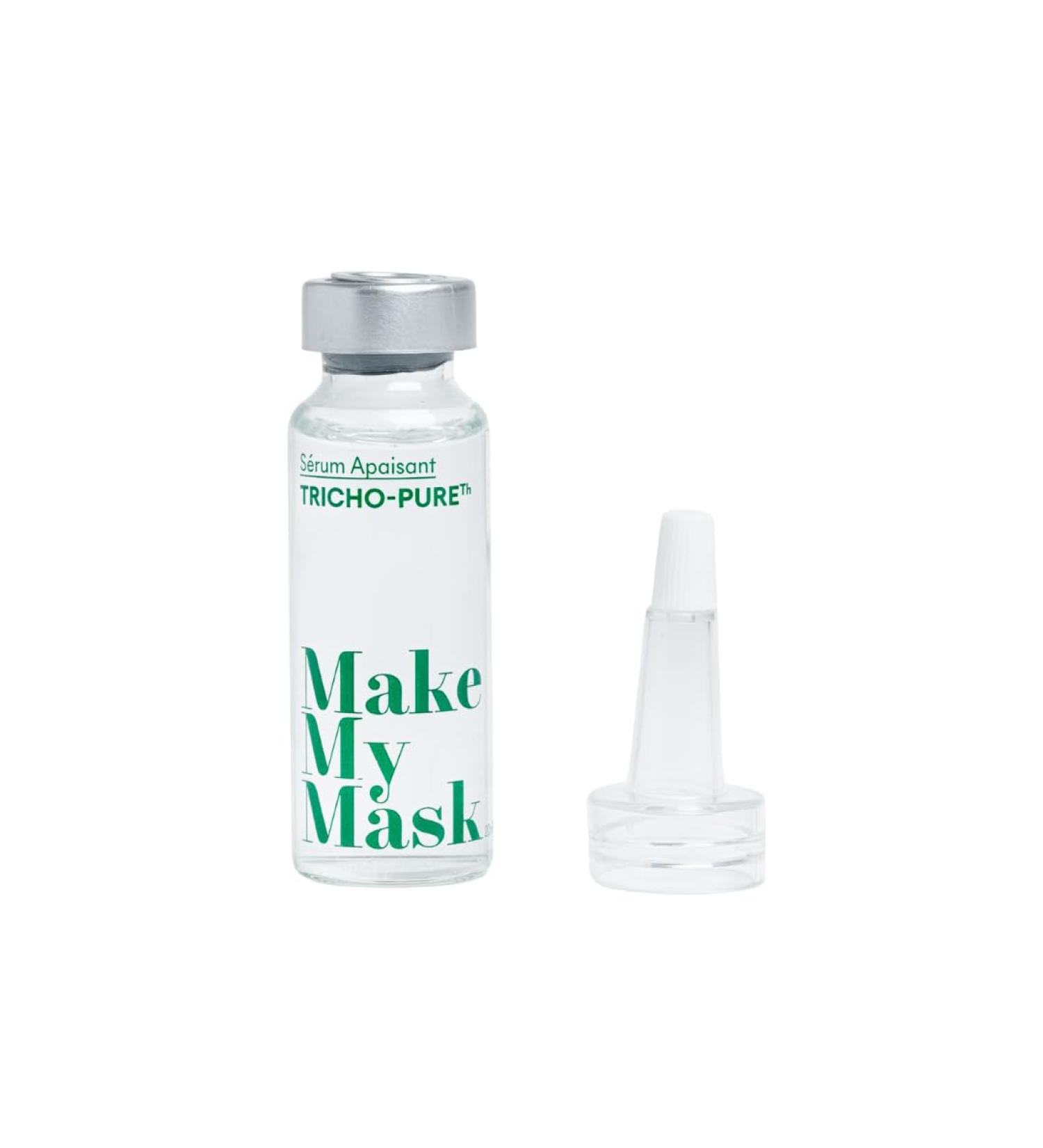 MakeMyMask Tricho-Pure Itch Soothing Serum - Enriched with prebiotics and hyaluronic acid - no rinsing - Proven effectiveness - Buy Online on GoSupps.com