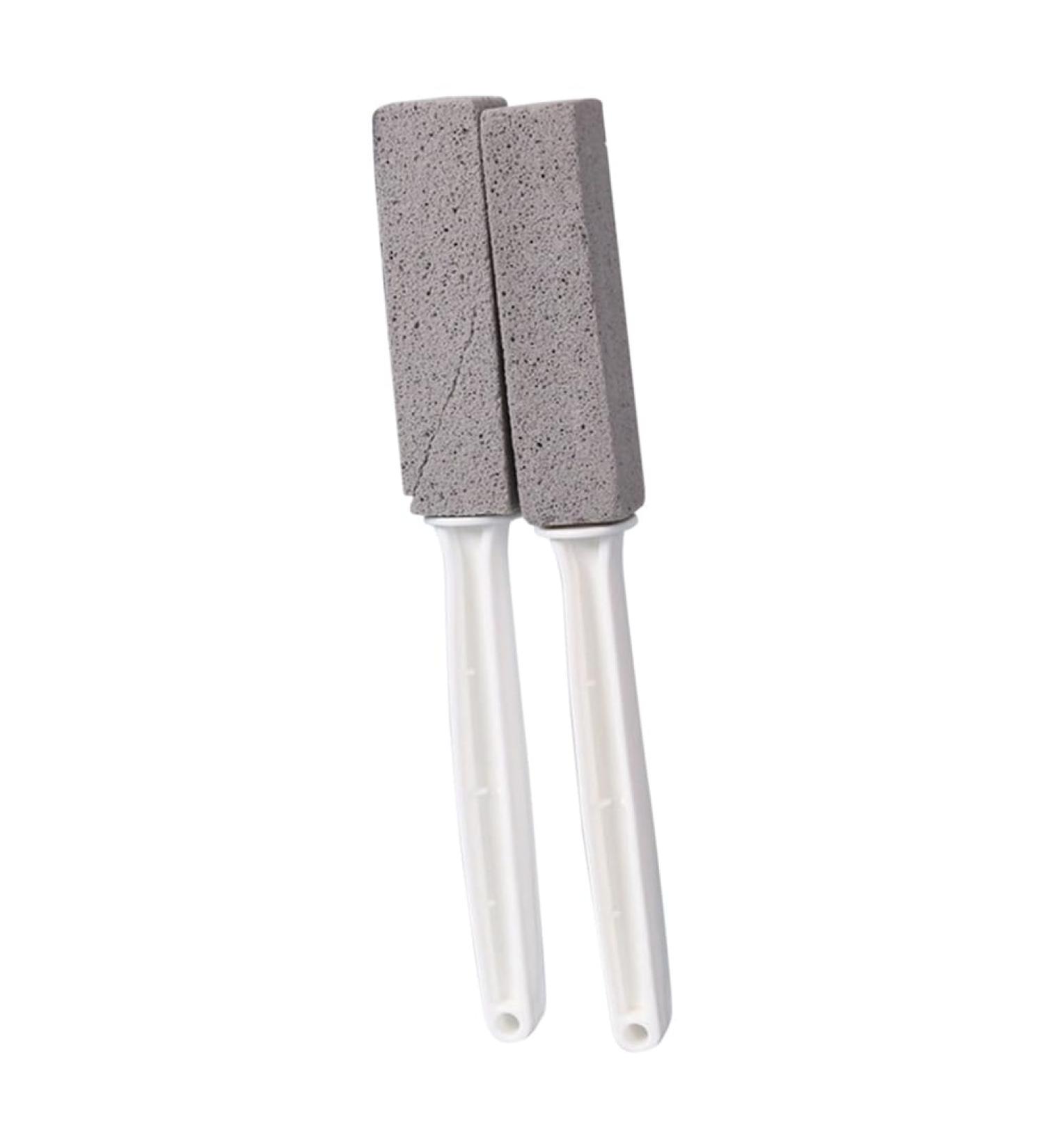Pumice stone for cleaning the toilet bowl scouring rod with rust. Remover for tiles in the bath powerfully removes limescale hard water and limescale deposits Grey - Buy Online on GoSupps.com