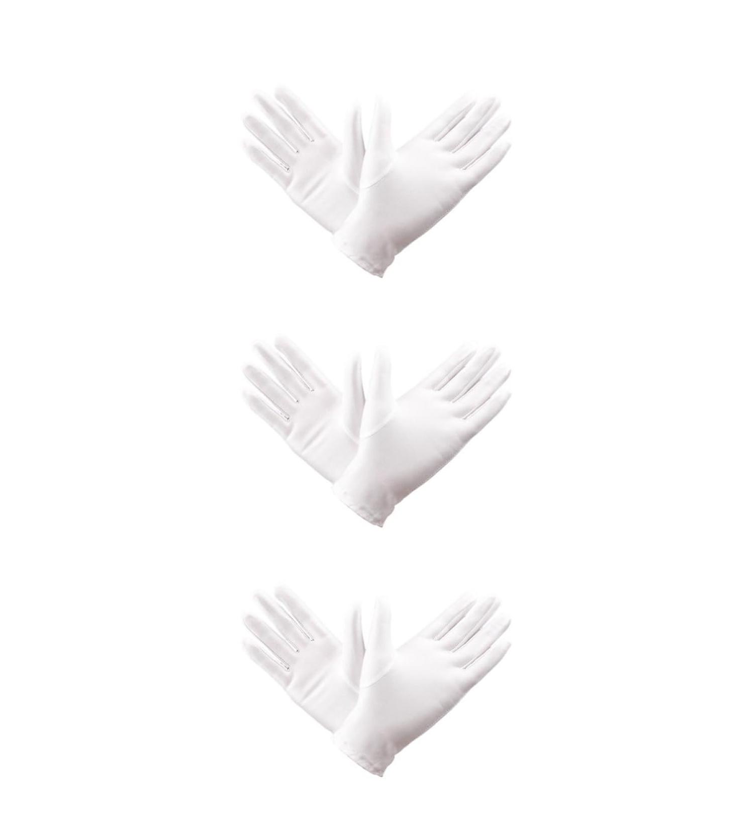 MAGICLULU 9 Pairs Moisturising Glove Soft Stretchy Gloves Soft Cotton Sunscreen Gloves Jewelry Etiquette Gloves Serving Gloves Cotton Gloves Working Glove White Gloves Miss Spring and Summer - Buy Online on GoSupps.com