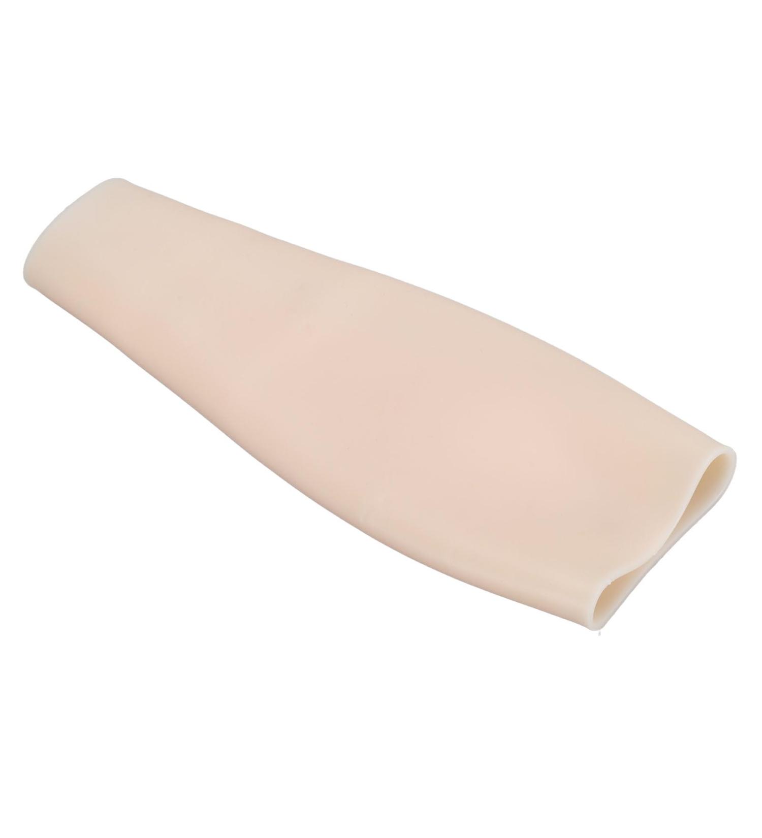 High Compression Silicone Calf Sleeves - White Leg Enhancers for Thin & Crooked Legs - Buy Online on GoSupps.com