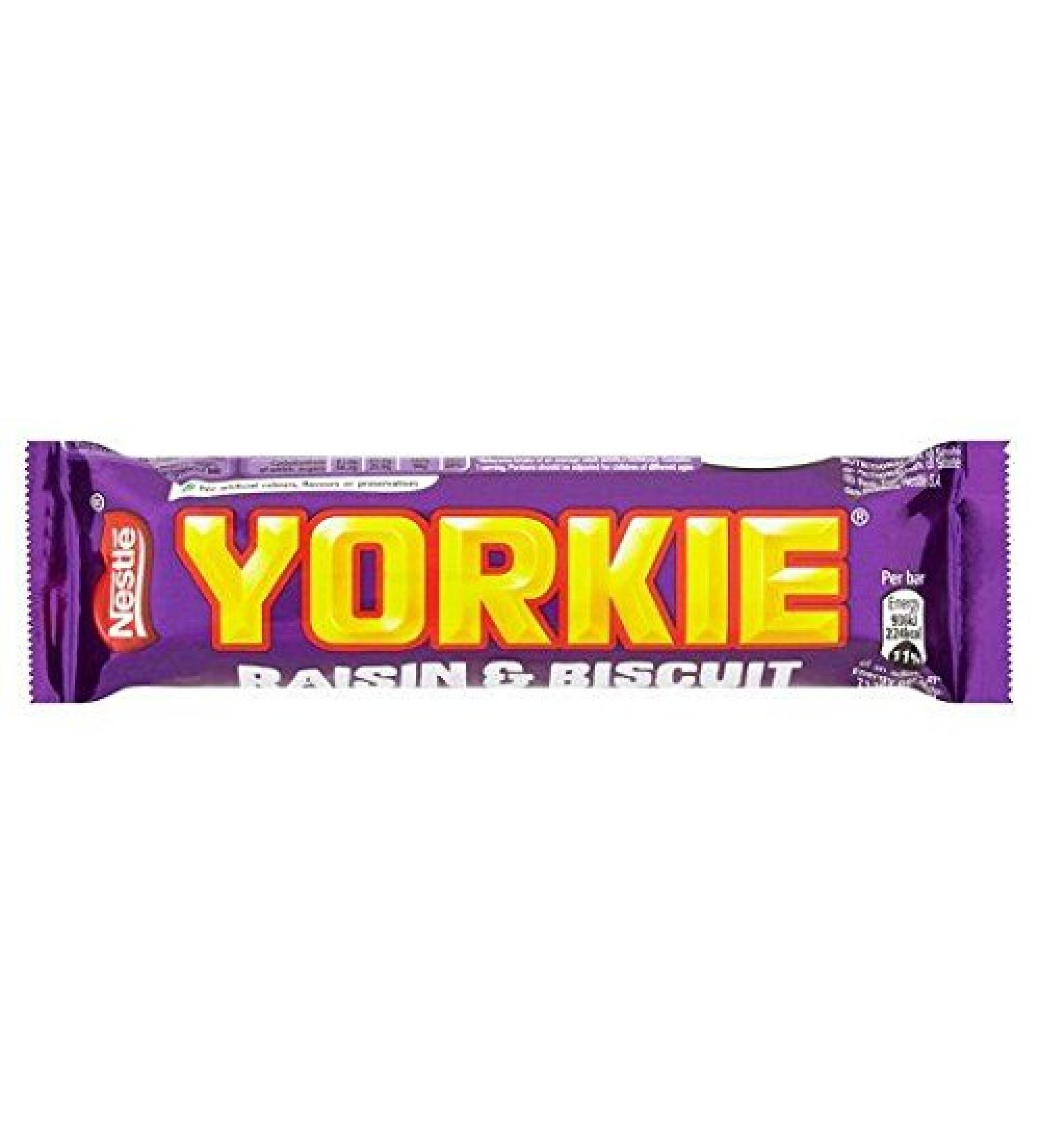 Nestl Nestle Yorkie Rosinen % Biscuits - 53g - Pack of 6