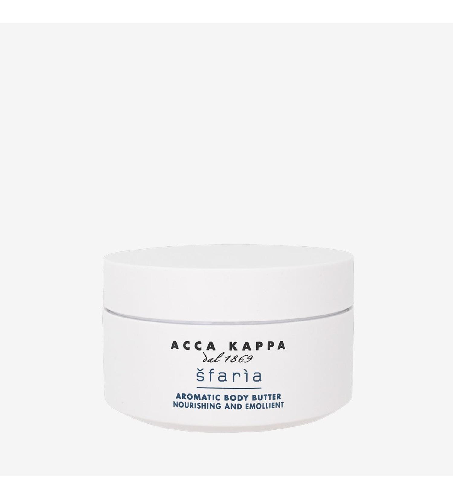 Acca Kappa far a Aromatic Body Butter 200 mL Nourishing Vitamin-E Shea and Wheat Germ for Dry Skin Men and Women