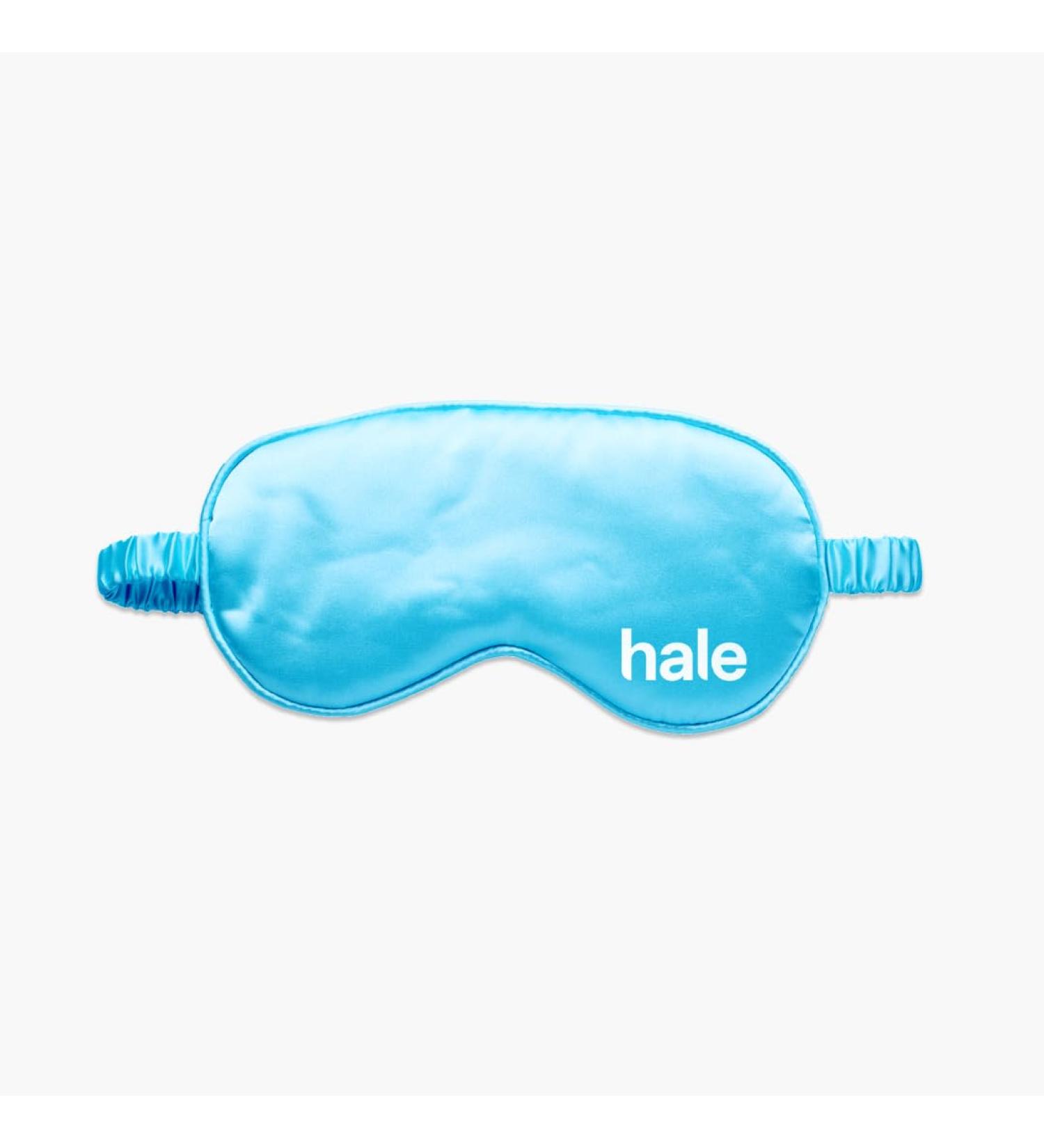 Hale | Sleep Eye Mask for Men Women Light Blocking Design Night Blindfold Soft Eye Shade Cover for Travel Blue