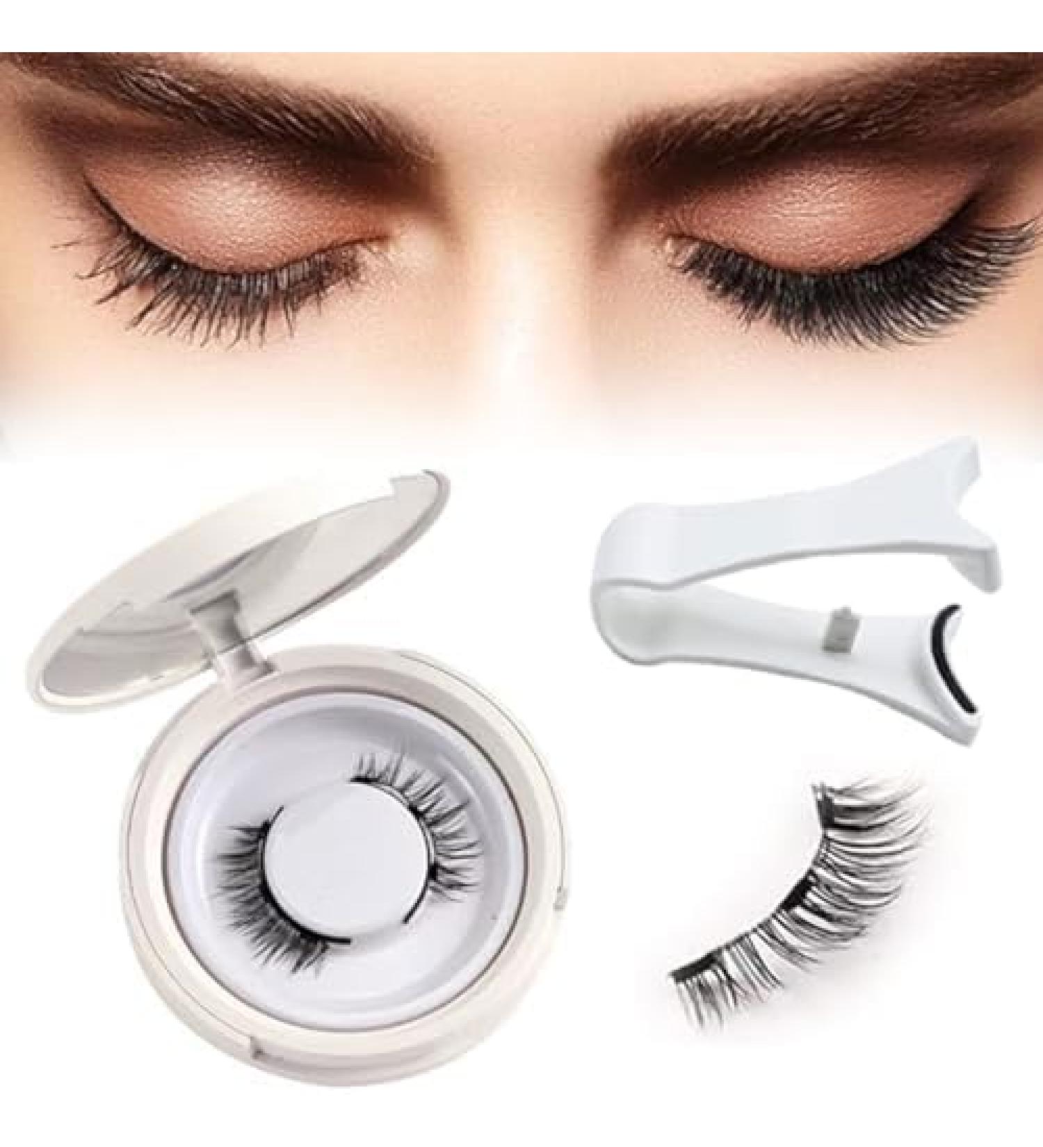 Magnetic Eyelashes with Applicator - No Glue Reusable Magnetic Lashes (W-01) | Shop Now - Buy Online on GoSupps.com
