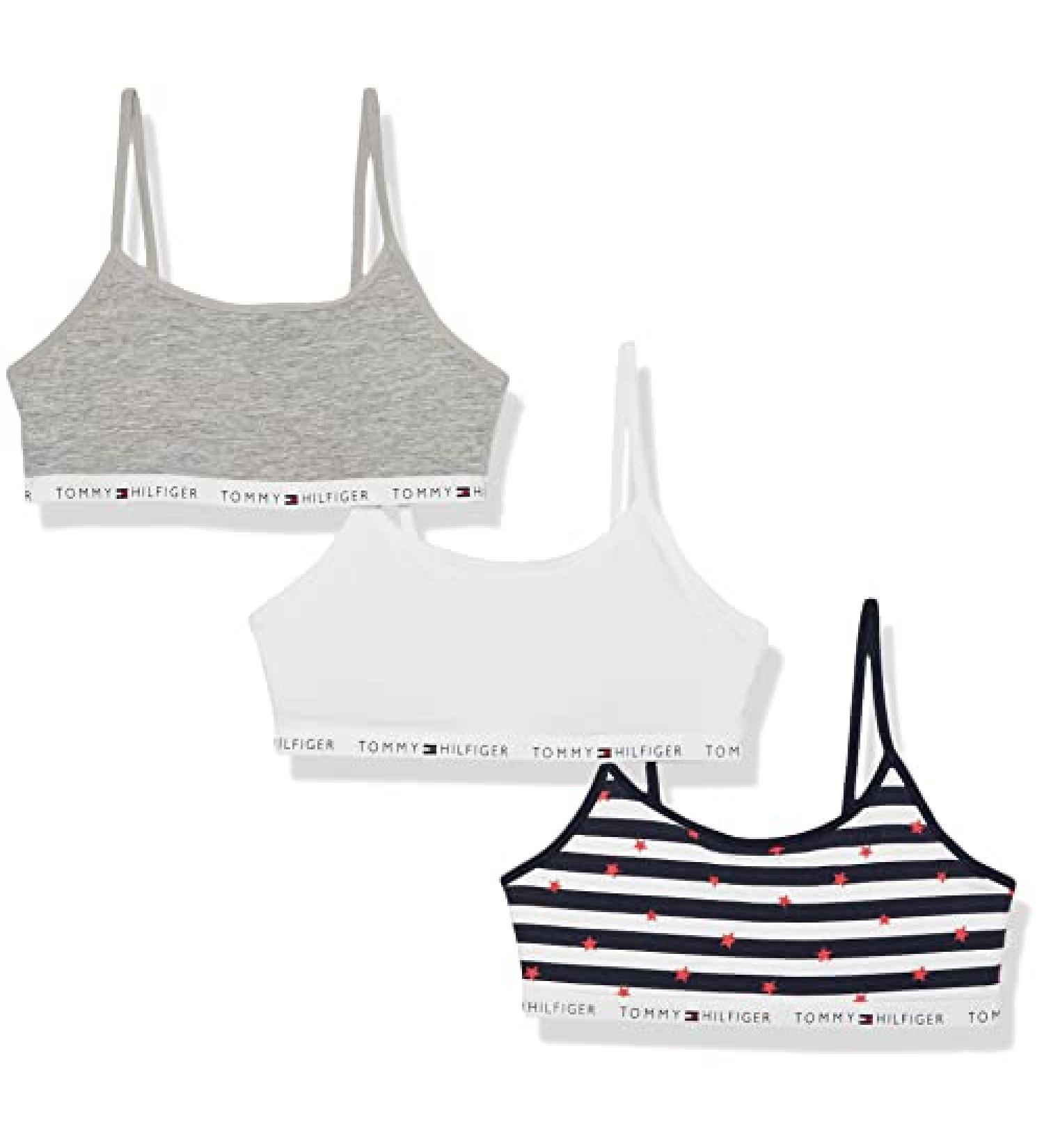 Tommy Hilfiger Girls' Crop Sports Bra Pack of 2 - Navy - Size 12-14 - Buy Online on GoSupps.com