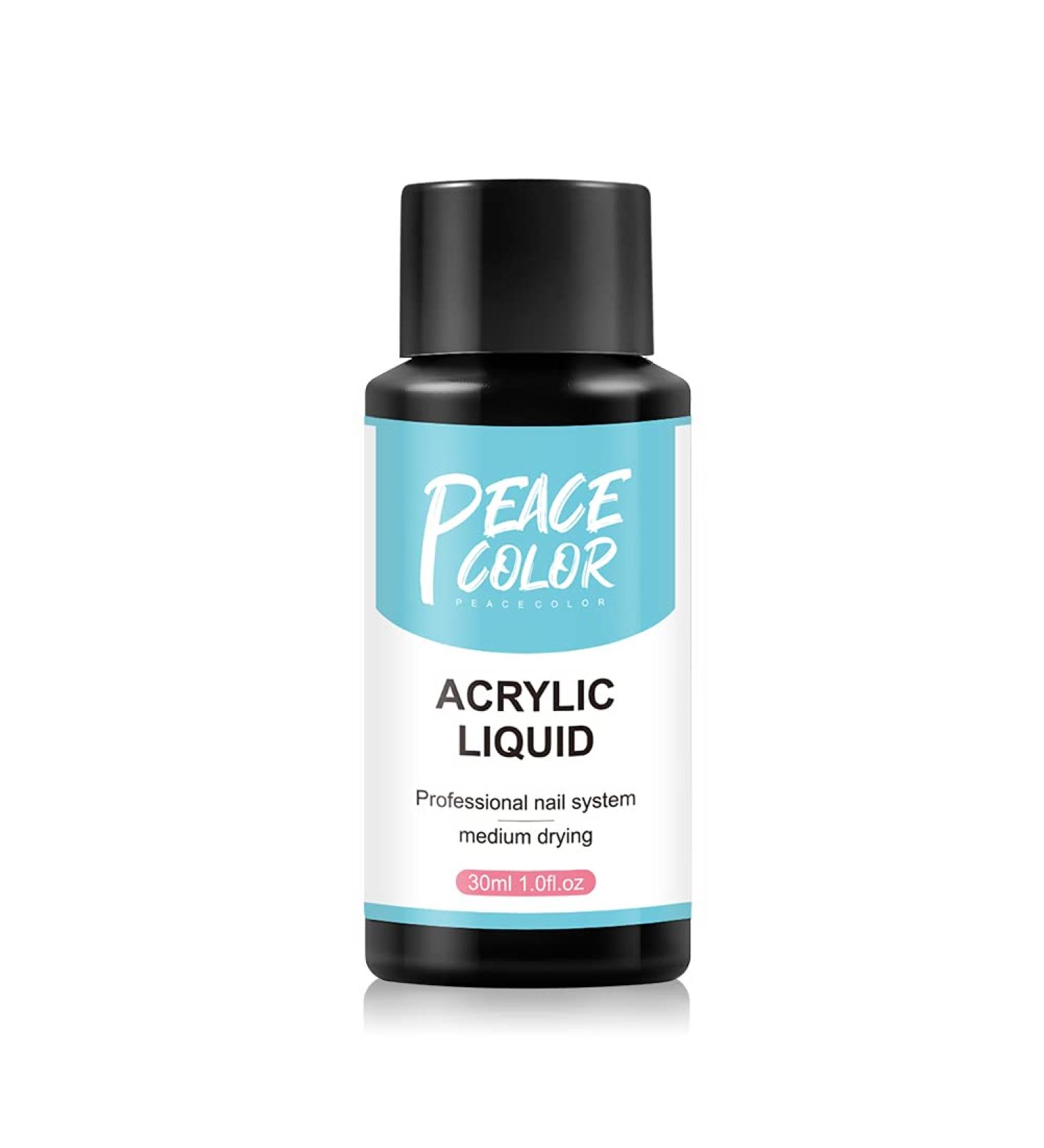 Acrylic Liquid Monomer for Acrylic Nails Extension Professional Acrylic Nail Liquid 30ml/1OZ. for Acrylic Powder Non-Yellowing Multicolor - Buy Online on GoSupps.com