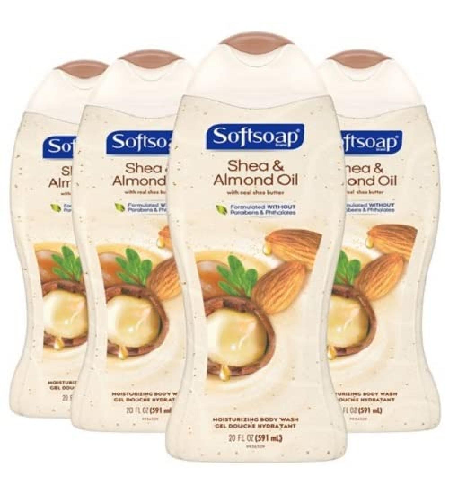 Softsoap Gentle Wash Hypoallergenic Body Wash - Chocolate - Pack of 4 - 20 Fl Oz. - Buy Online on GoSupps.com