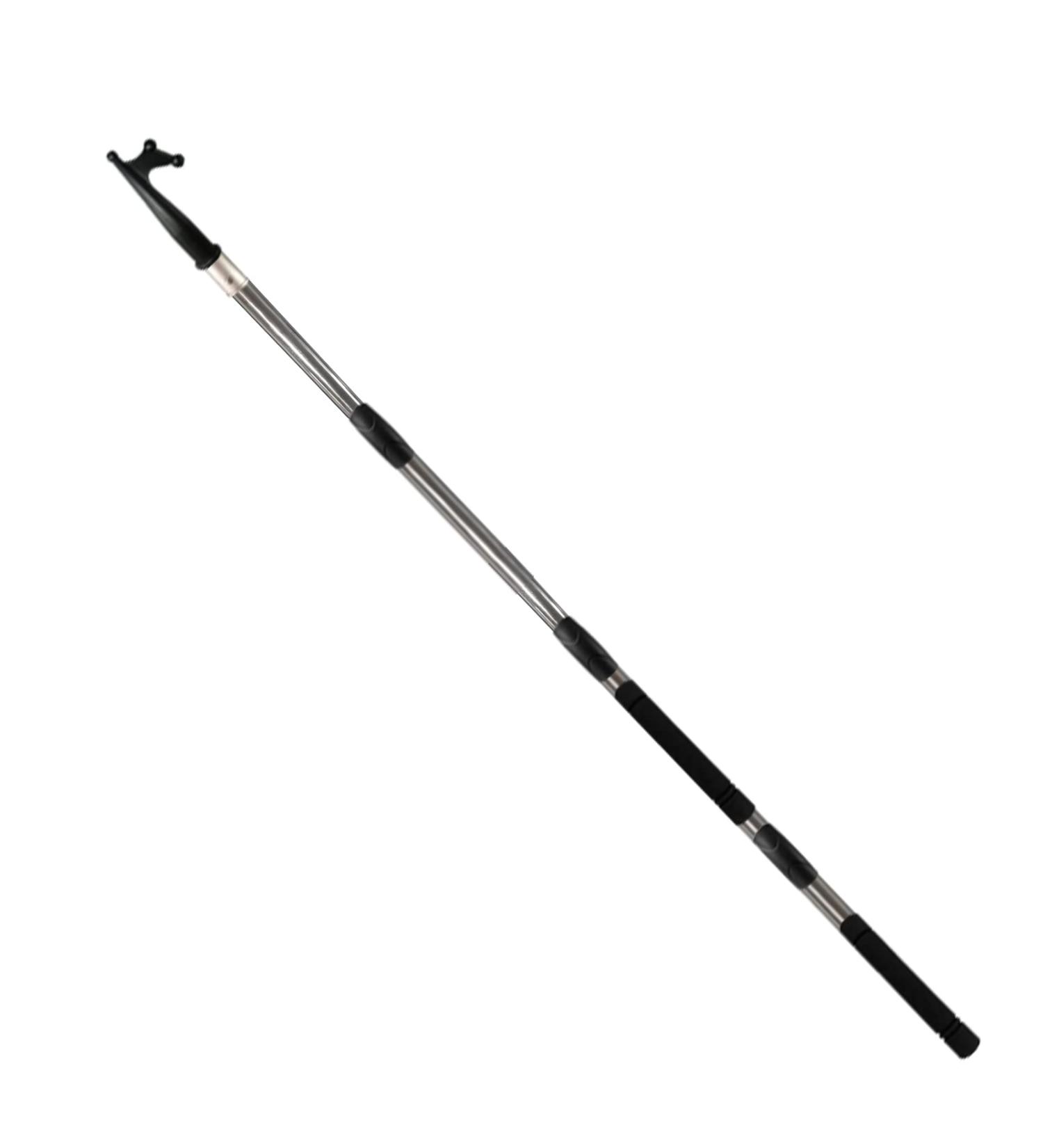 Greeily Boat Hook Pole | Adjustable Ship Hook Pole (4-12 feet) | Rust-Proof & Durable Design | Anti-Scratch | Replaceable Head | Push Pole for Multipurpose Use - Buy Online on GoSupps.com