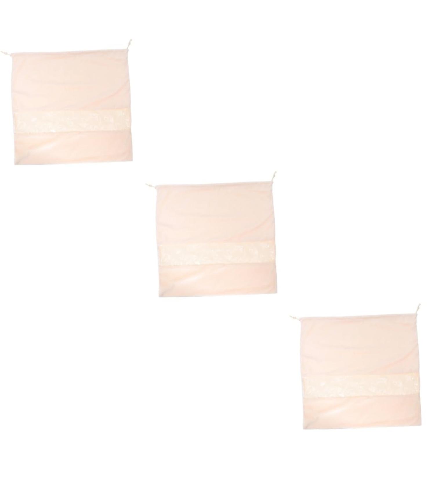 Healeved 3 Pcs Hair Dryer Storage Bag Toiletry Travel Bag Travel Hair Dryer Cosmetics Travel Bag Beige Suede 40x40cmx3pcs Beigex3pcs - Buy Online on GoSupps.com