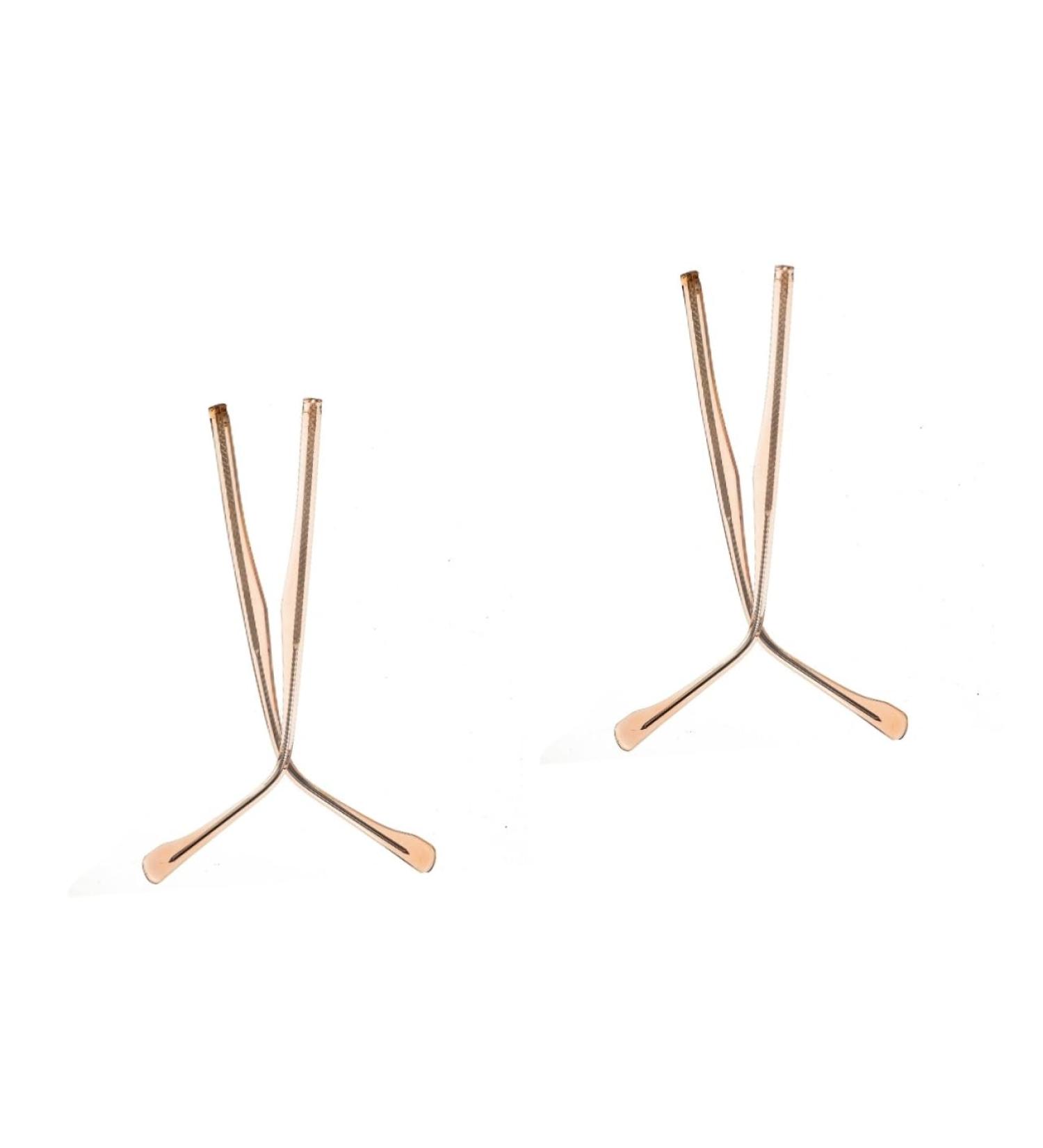 Magiclulu Clear Sunglasses Accessories - Replacement Frames & Hinge - 2 Pairs of Ros gold Metal Glasses - Buy Online on GoSupps.com