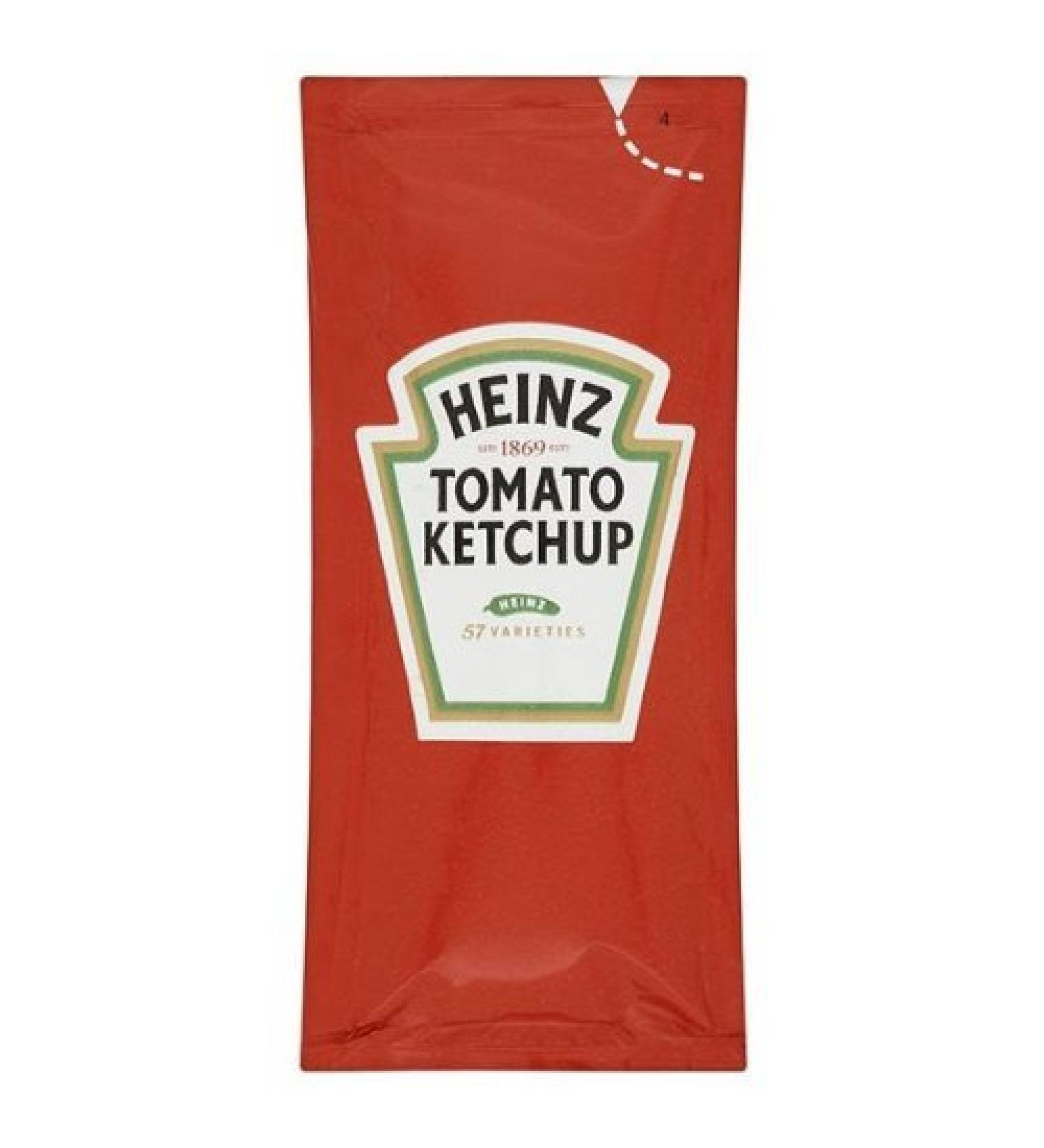 HEINZ 100 individual Heinz Tomato Ketchup sachets
