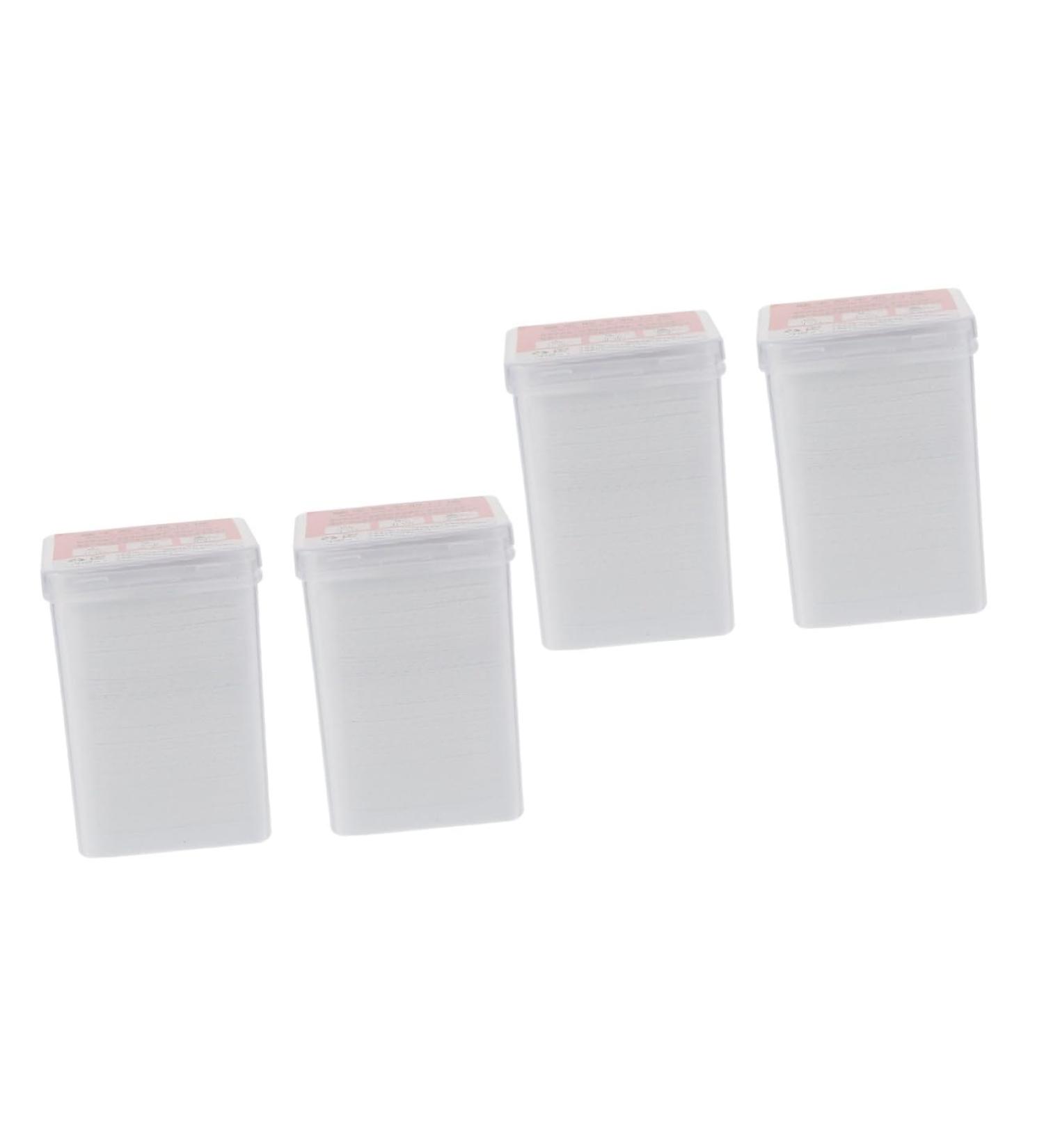 FOMIYES 4 Pcs Cleaning Pads for Eyelash Extensions | Nail Polish Remover Wipes | Glue Cleaning Pads | Essential Lash Tools for Salons - Buy Online on GoSupps.com