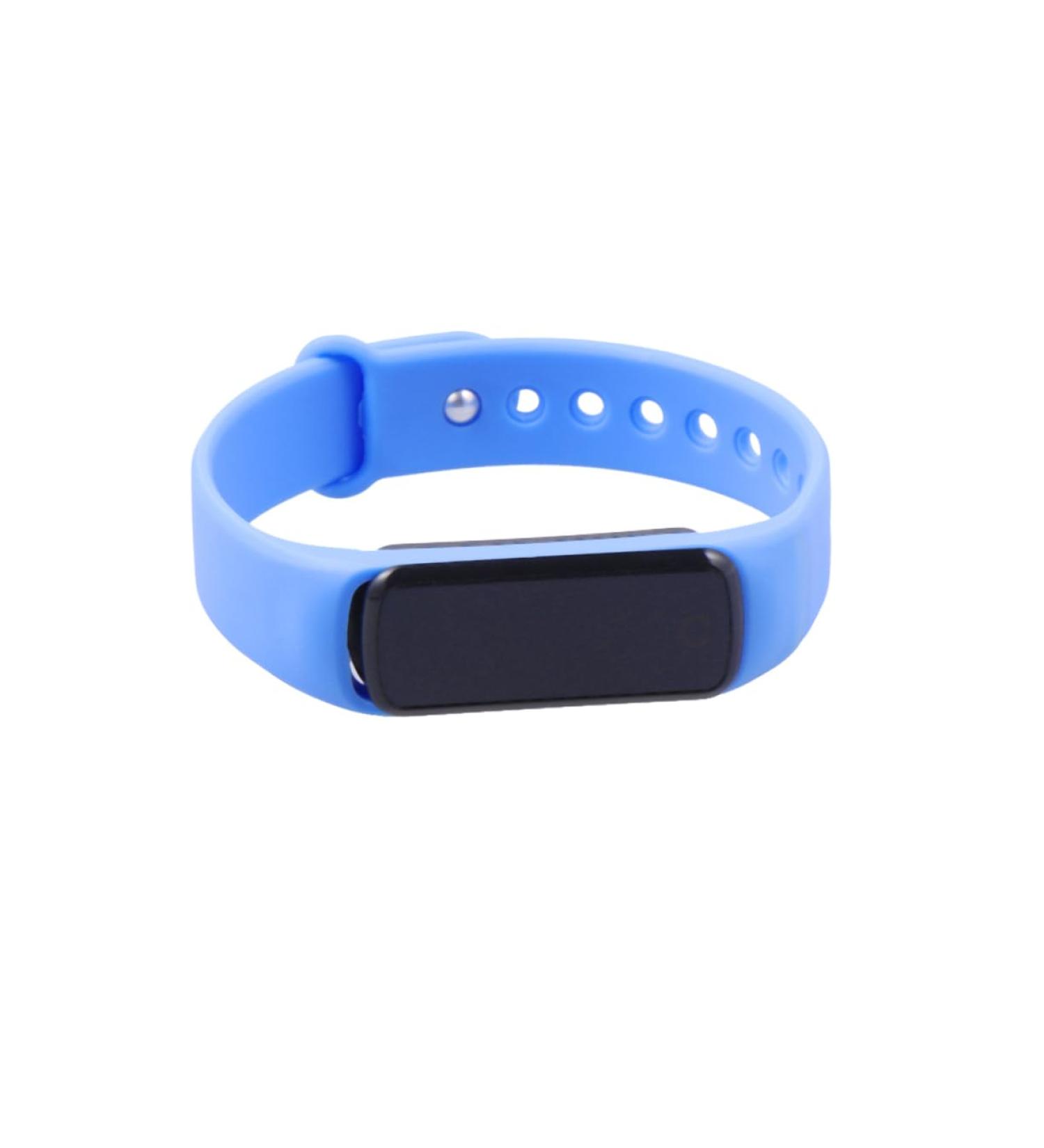 Kisangel Kids Digital Fitness Tracker Watch - Waterproof Smart Children s Wristband with Colorful Lights 23*2cm Blue - Buy Online on GoSupps.com