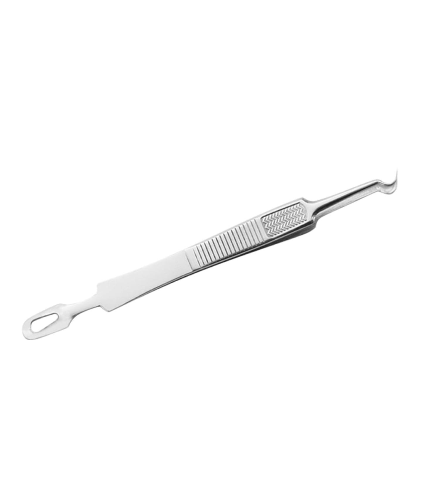 Healeved 3pcs Clip Comedone Blemish Extractor Tweezers Blackheads Zit Popping Tool Kit Stainless Steel - Buy Online on GoSupps.com