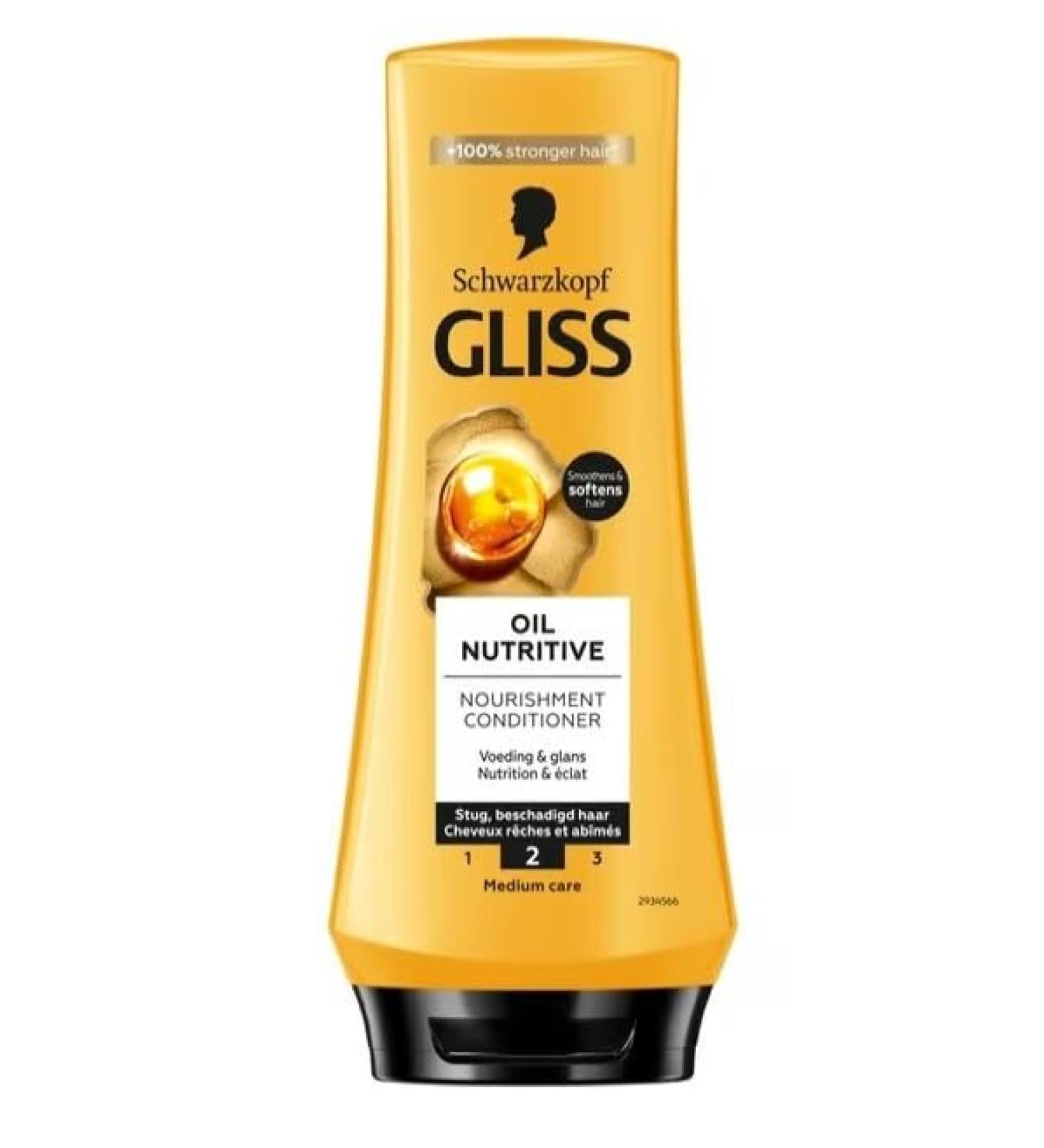 Gliss Kur Set of 3 nourishing oil conditioners for long hair 200 ml