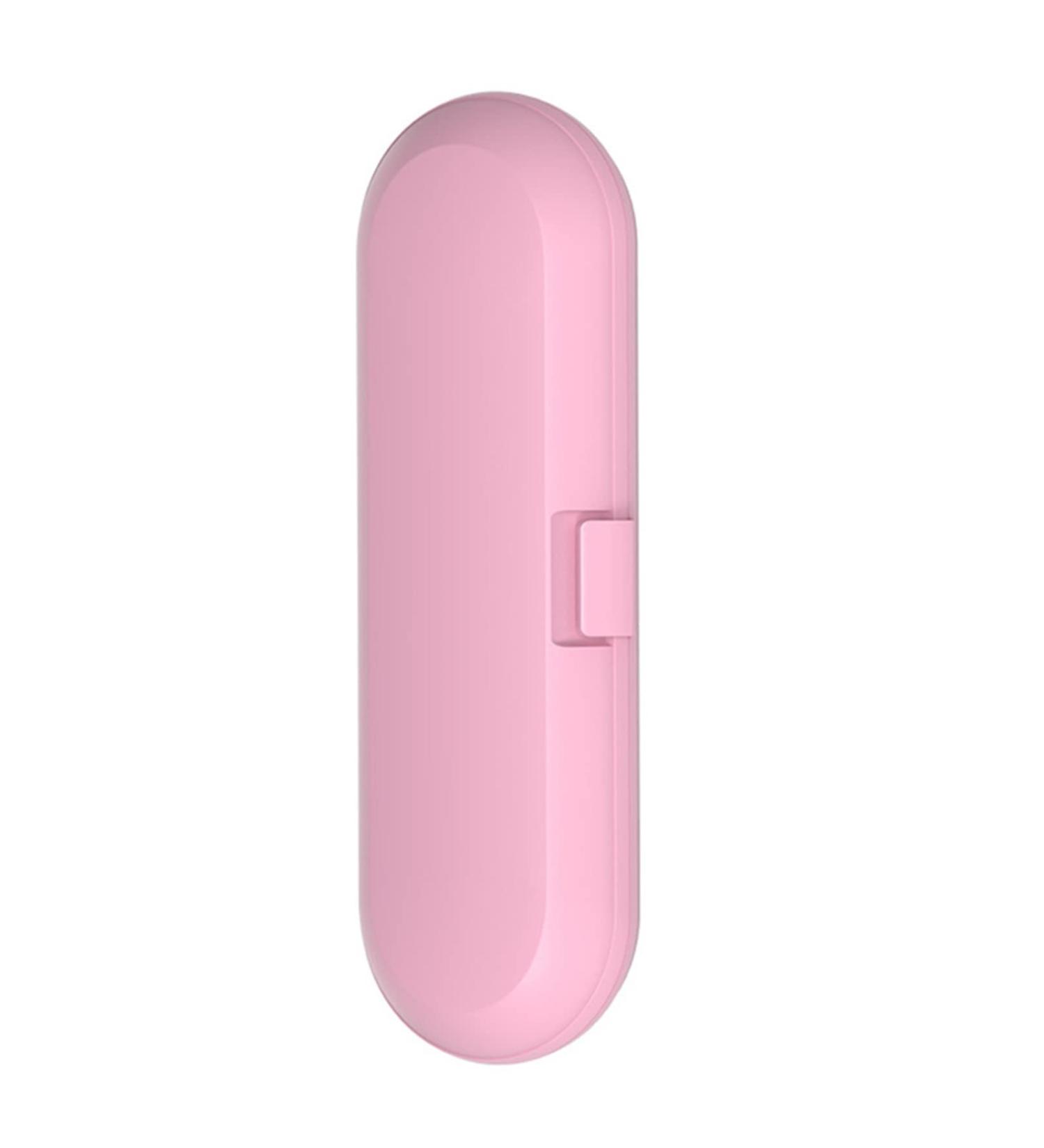 Universal Electric Toothbrush Holder Case - Portable Pink Toothbrush Storage Box for Travel & Outdoor Use - Buy Online on GoSupps.com