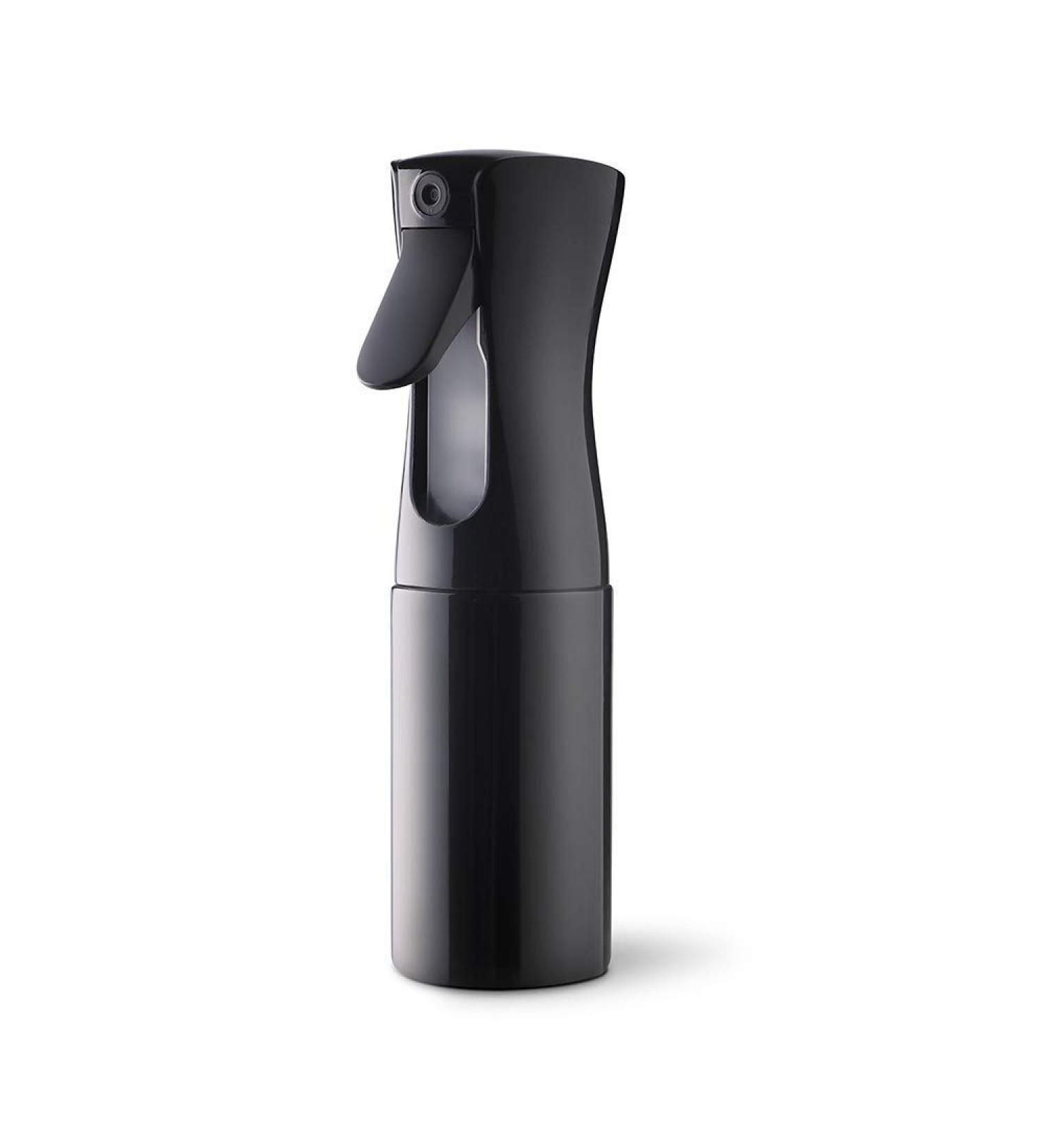 Uervoton 160ml Continuous Ultra Fine Spray Bottle - Black | Professional Hairdresser Water Spray for Salon Use - Buy Online on GoSupps.com