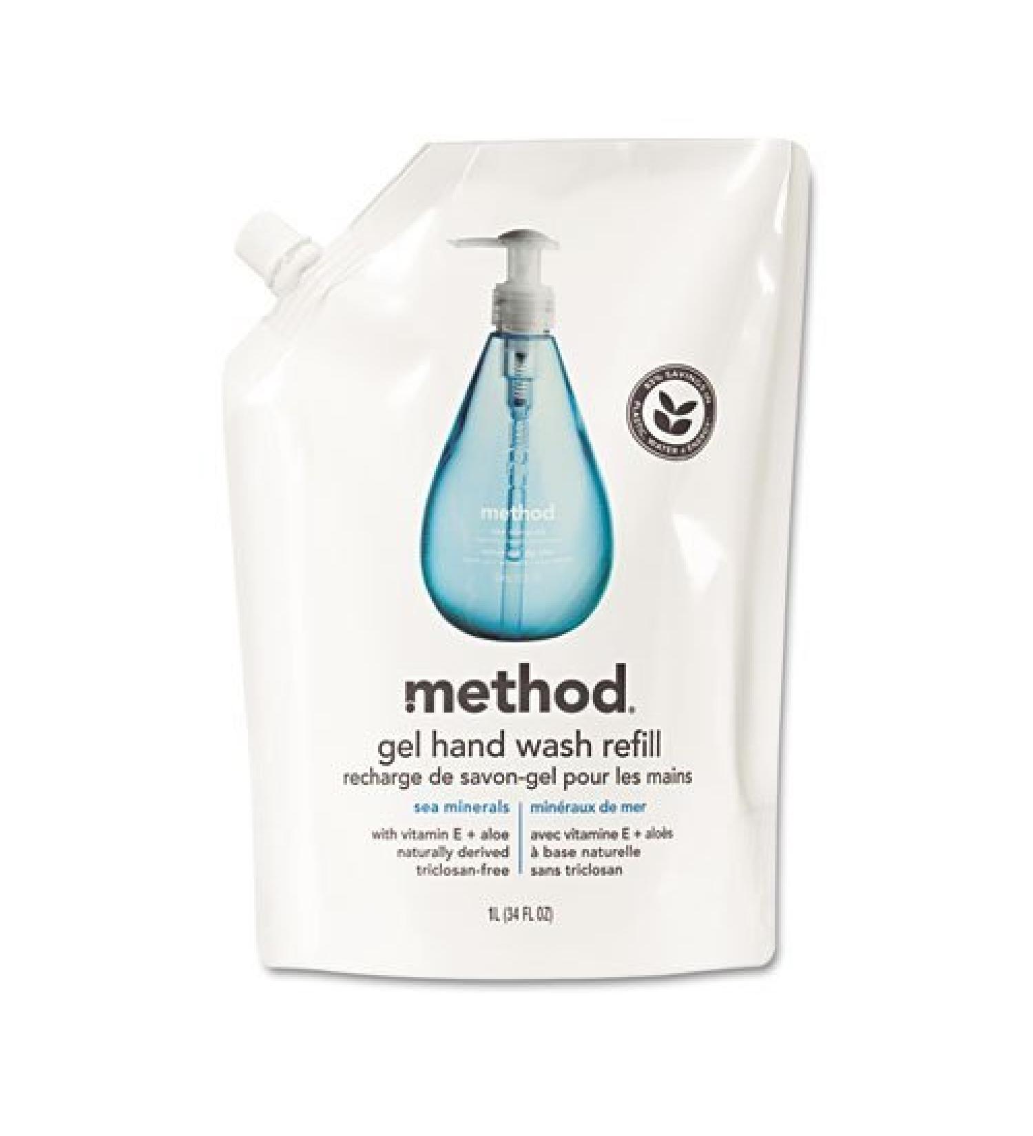 Refill for Gel Handwash 34oz Plastic Pouch Sea Minerals Sold as 1 Each